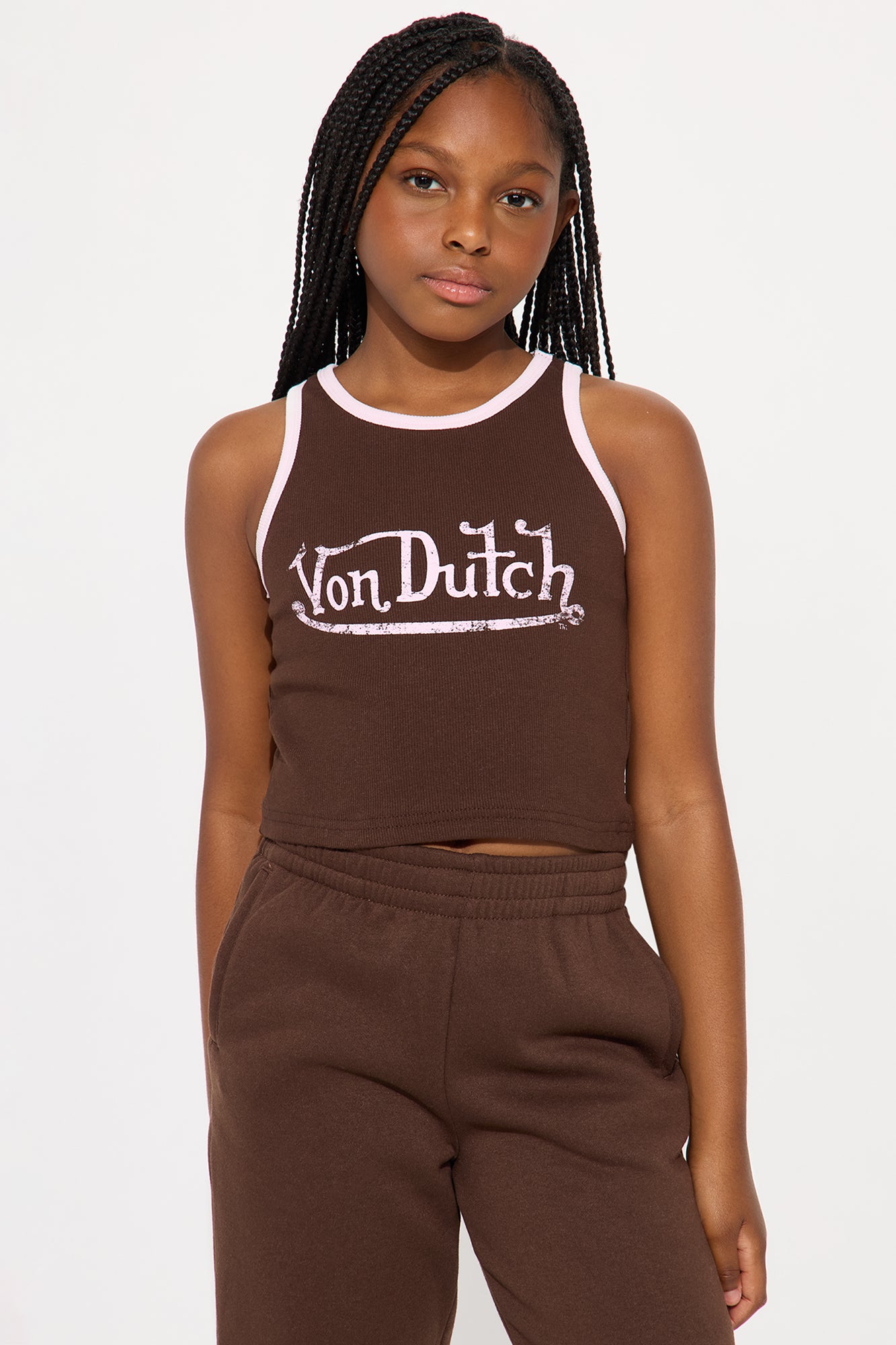 Mini Von Dutch Ringer Tank Top