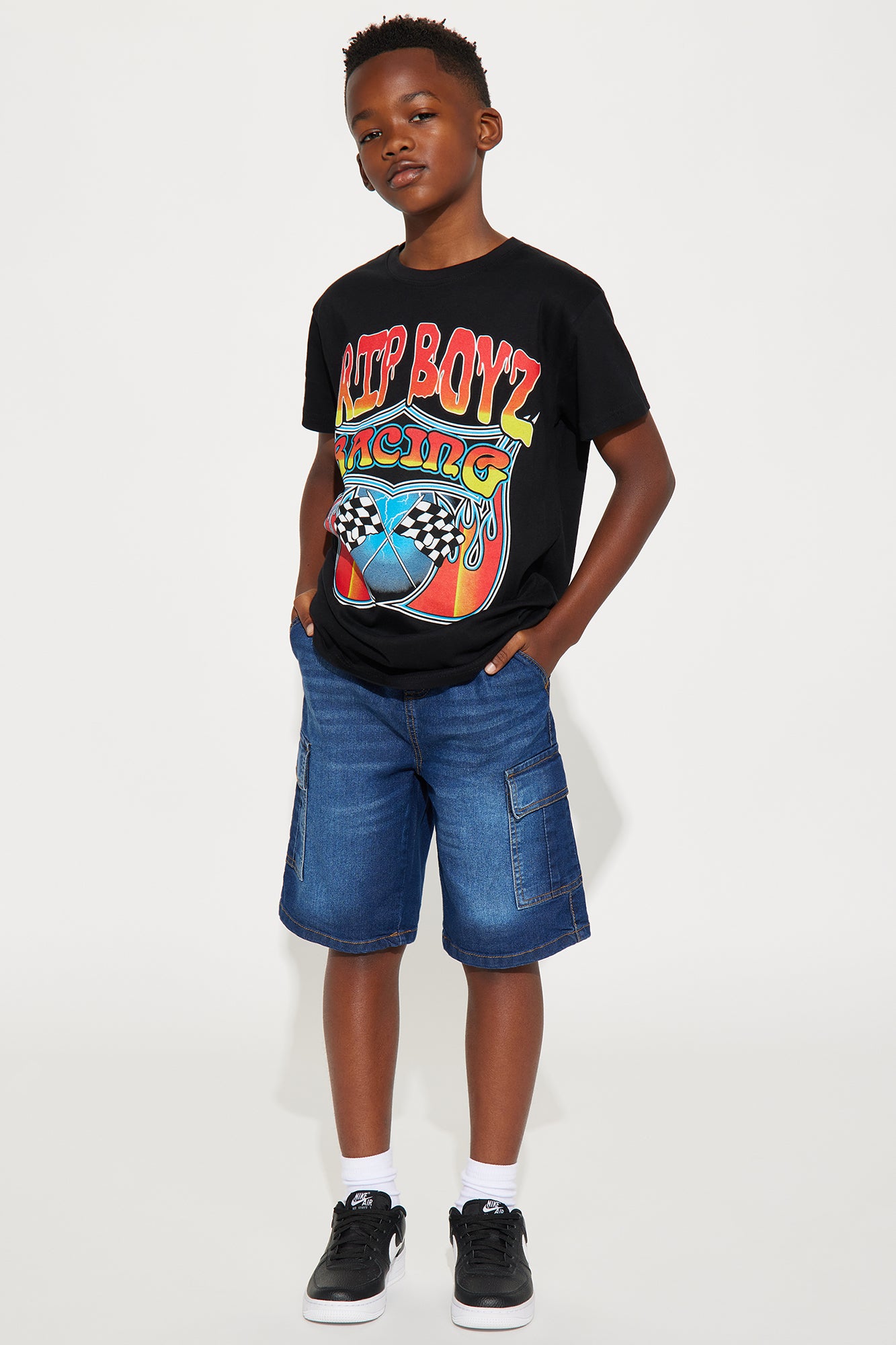 Mini Jordan Cargo Denim Short