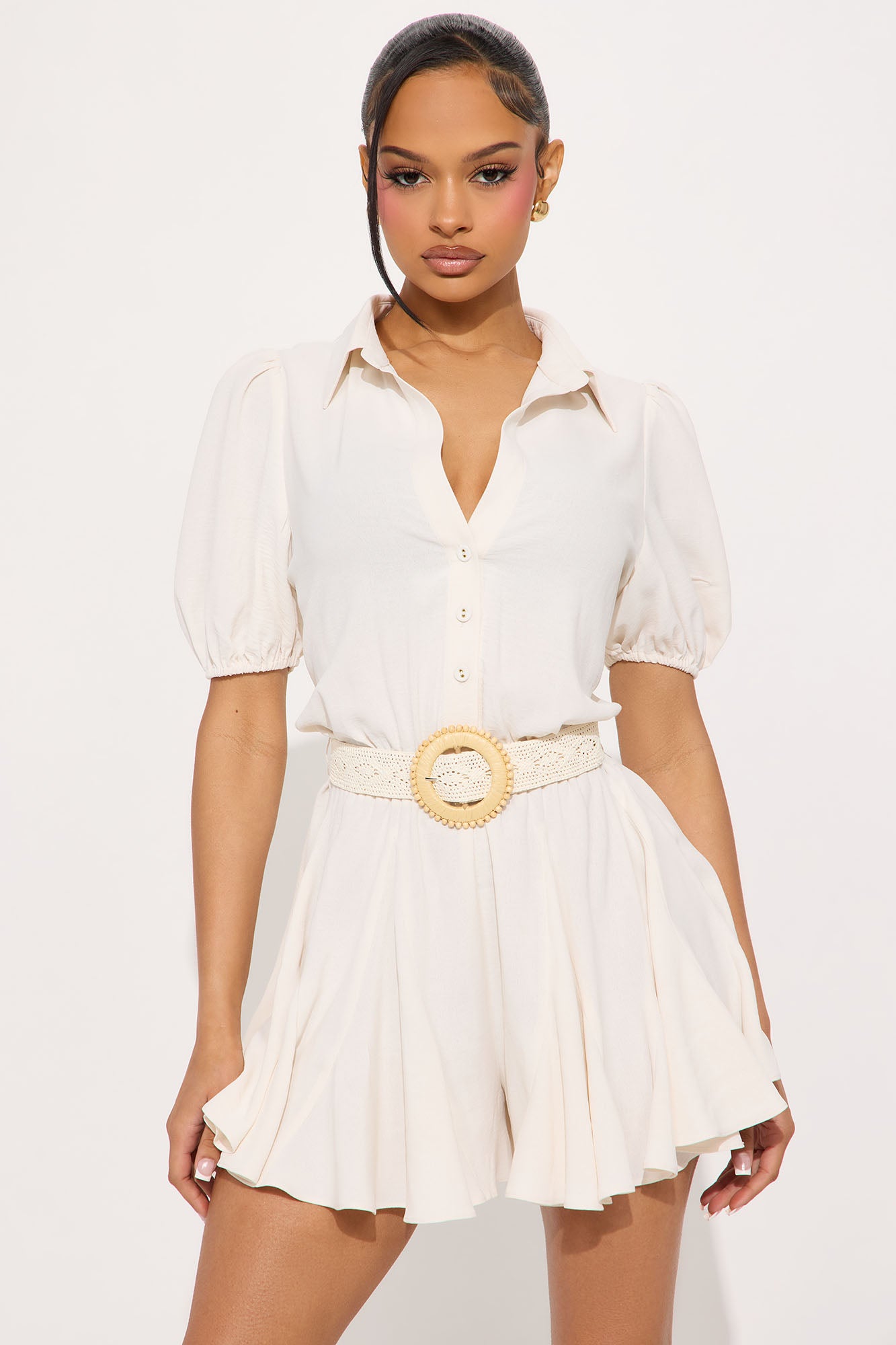 Diana Belted Romper