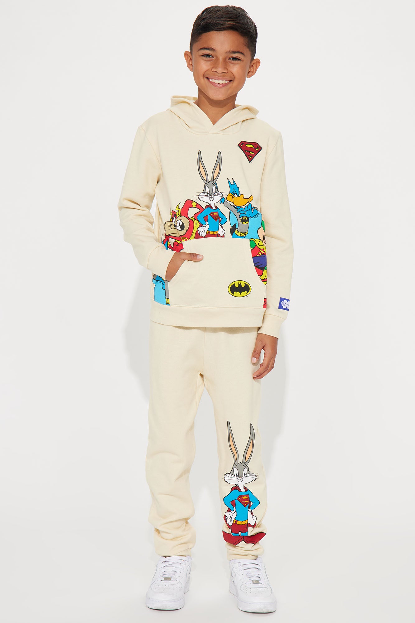 Mini WB Crew Interactive Pocket Fleece Jogger Set