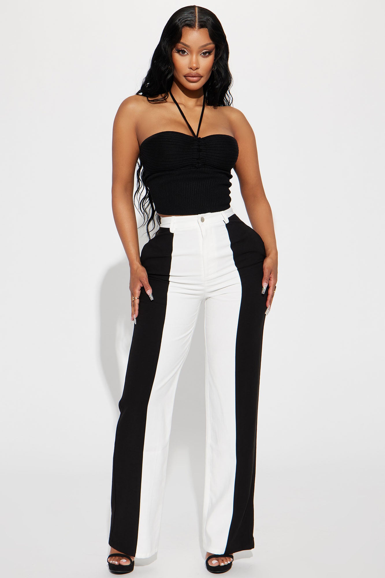 Seeing Double Colorblock Trouser