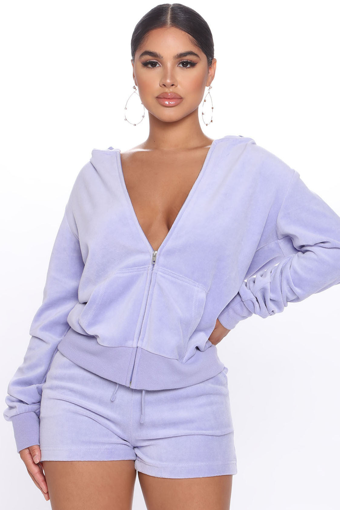 The OG Trendsetter Velour Short Set