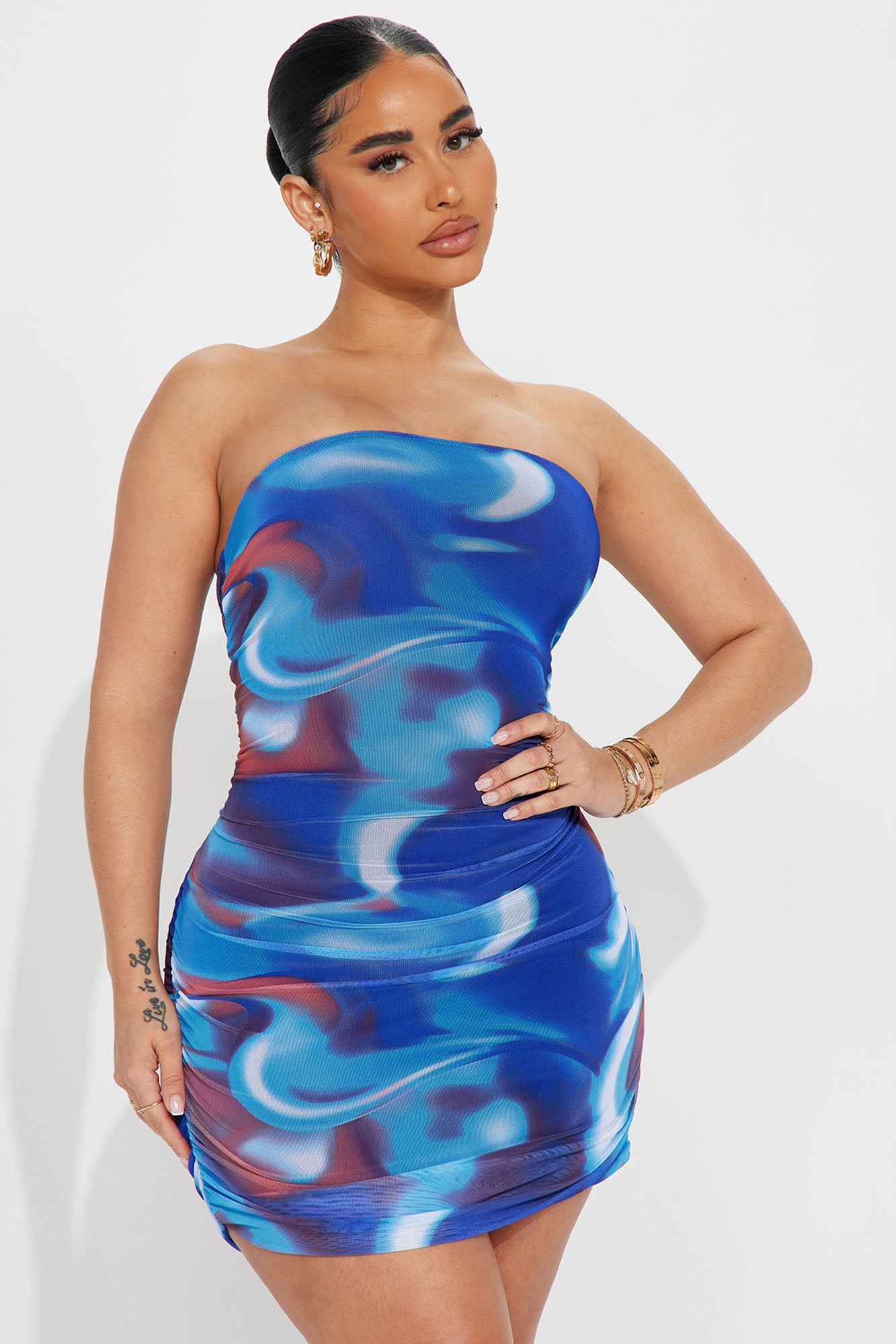 Kacy Mesh Mini Dress