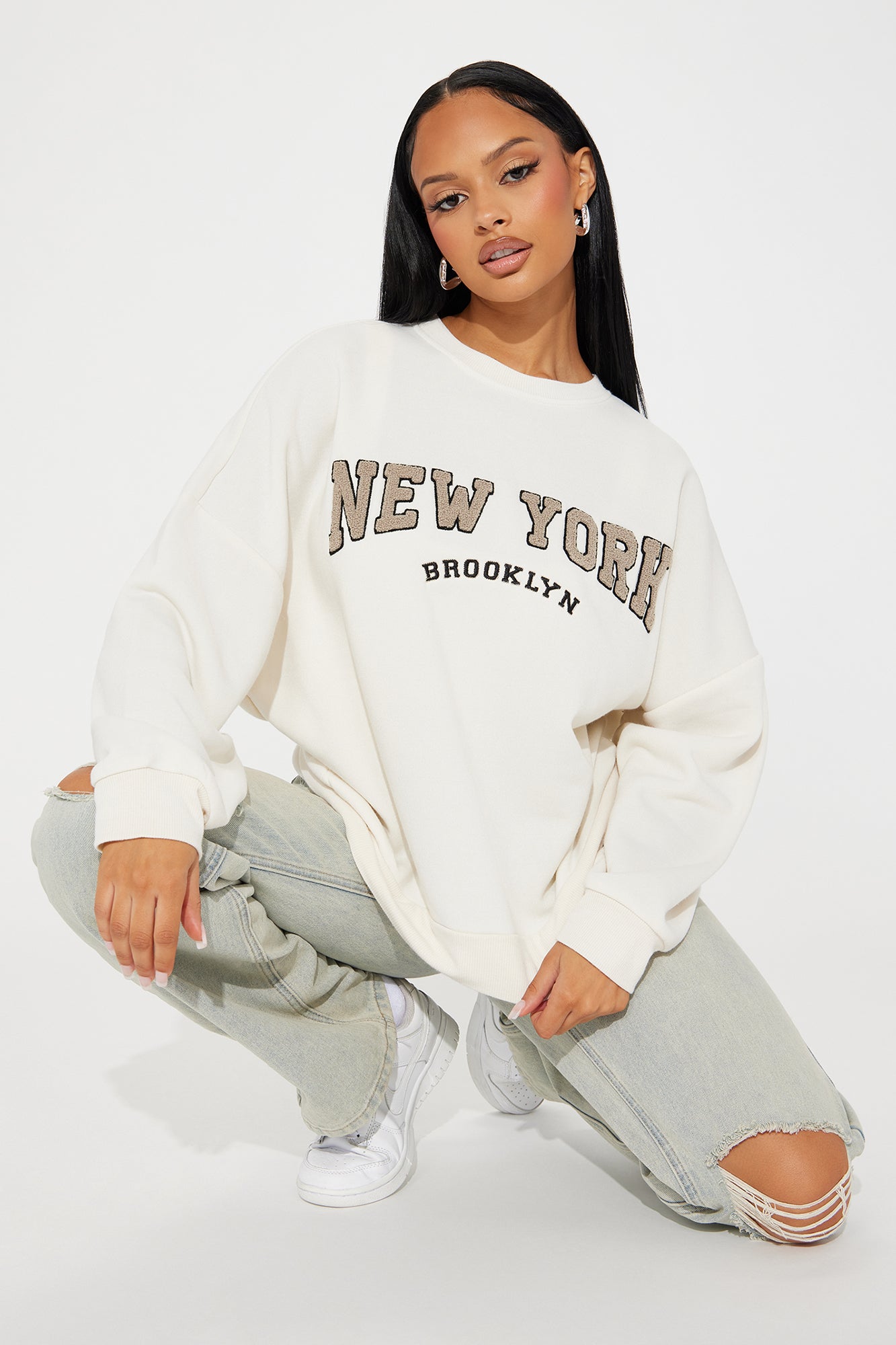Brooklyn NY Crew Neck Sweatshirt