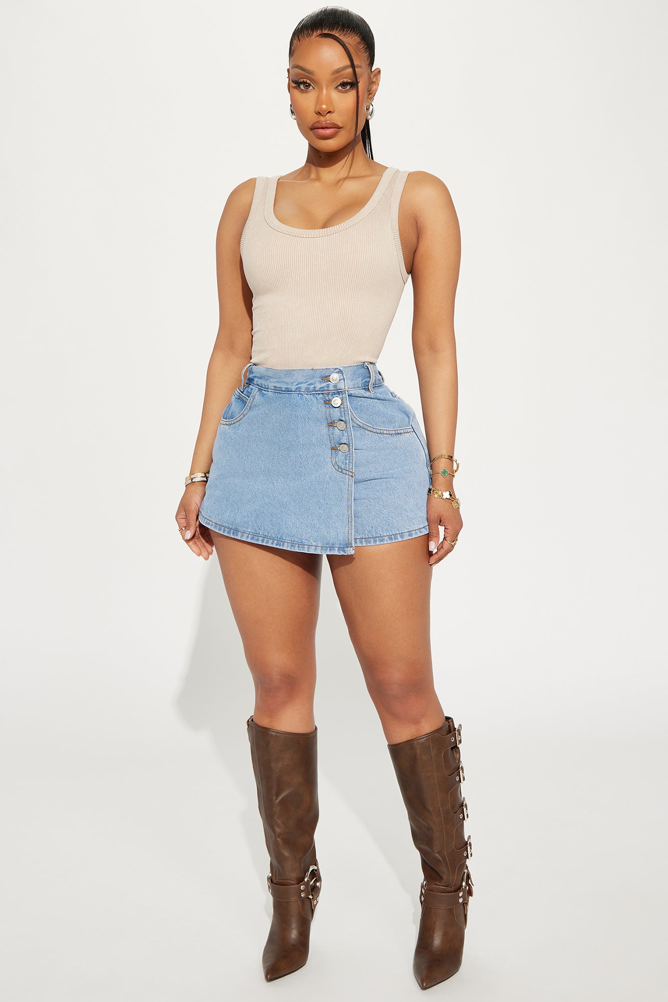 Willa Denim Skort