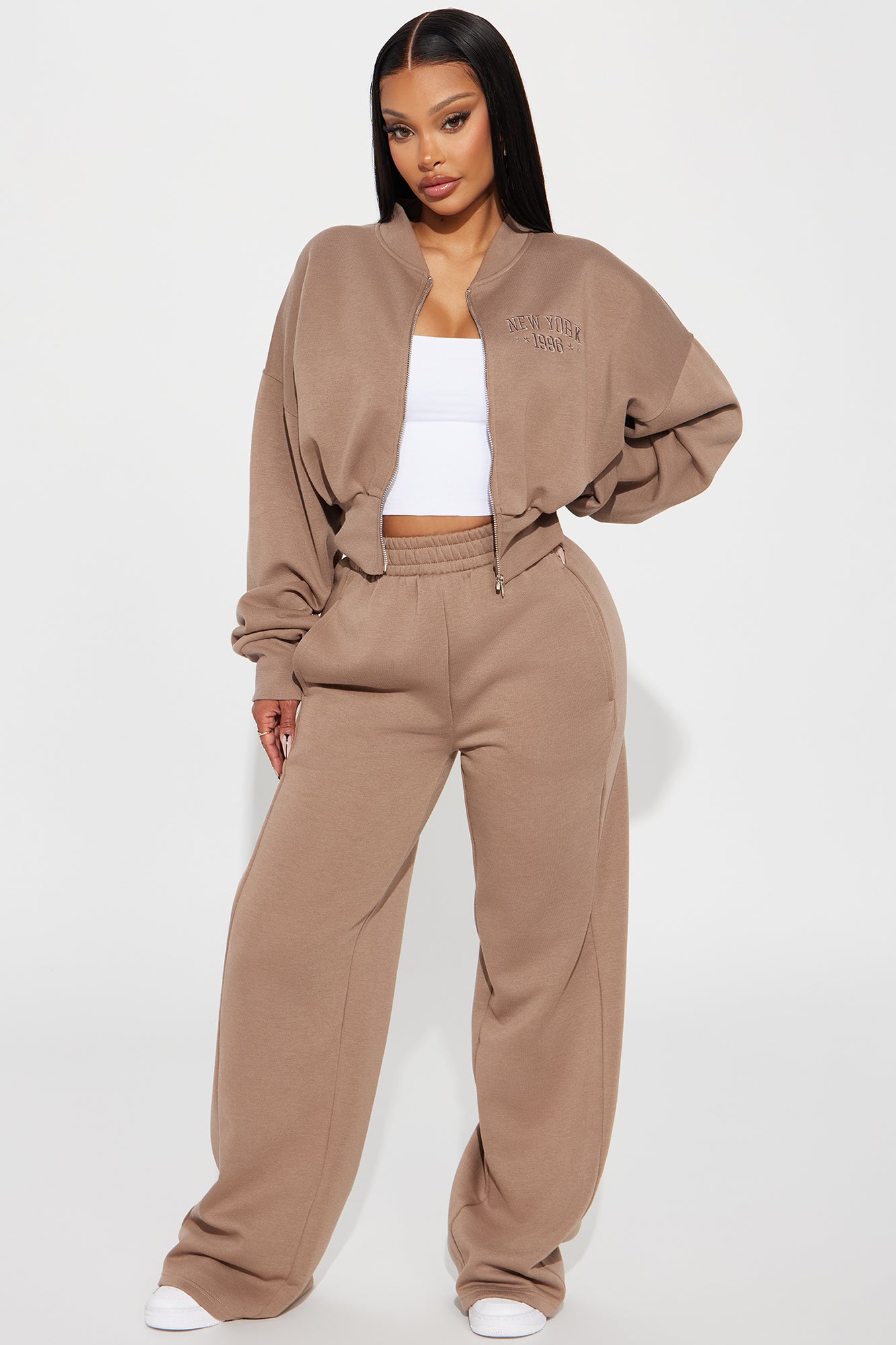 New York Fleece Pant Set