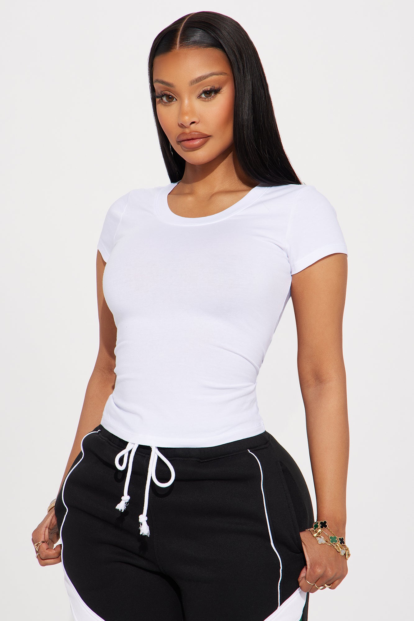 Alyssa Crew Neck Top