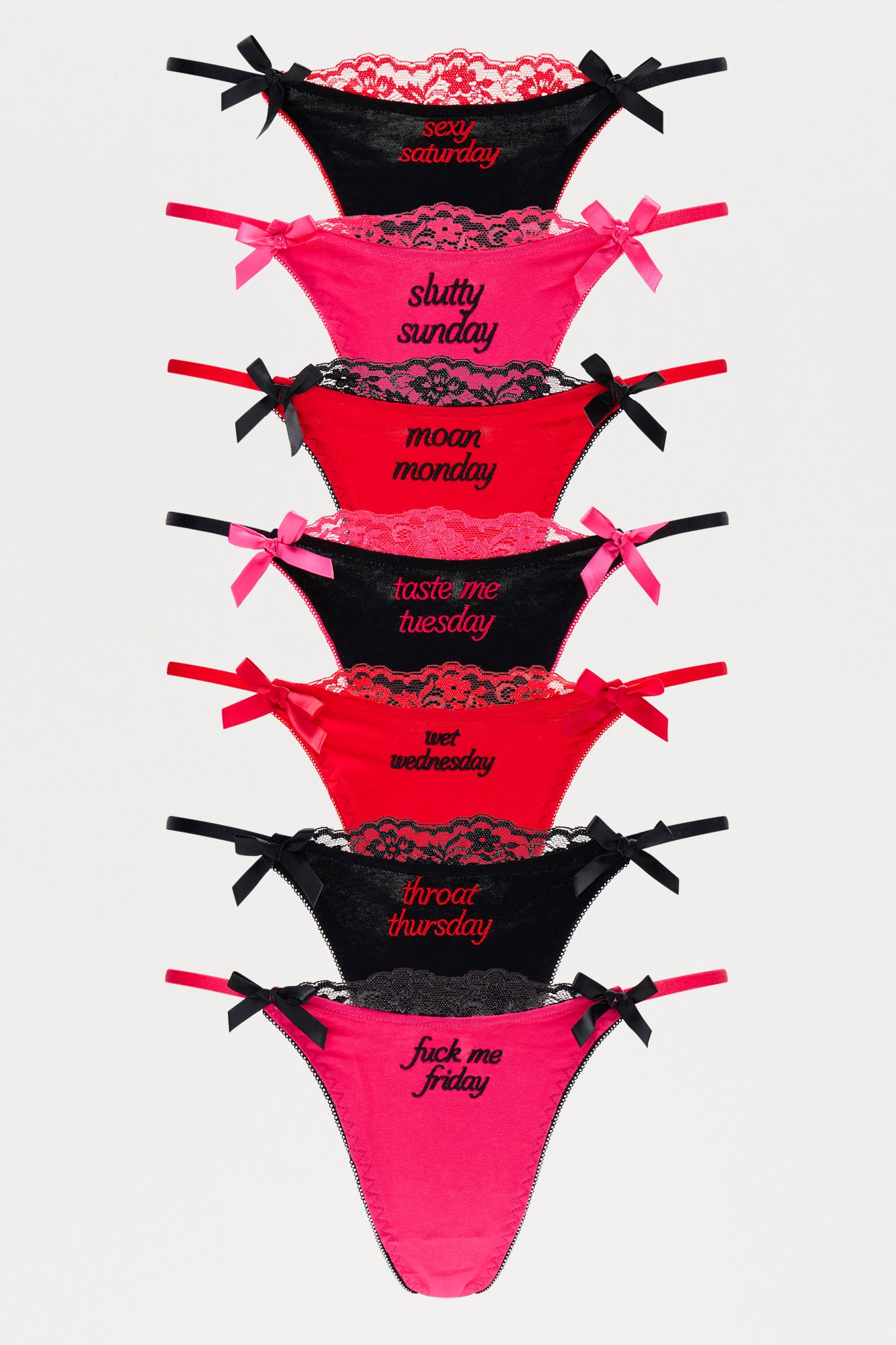 Certified Freak 7 Day Thong Pack