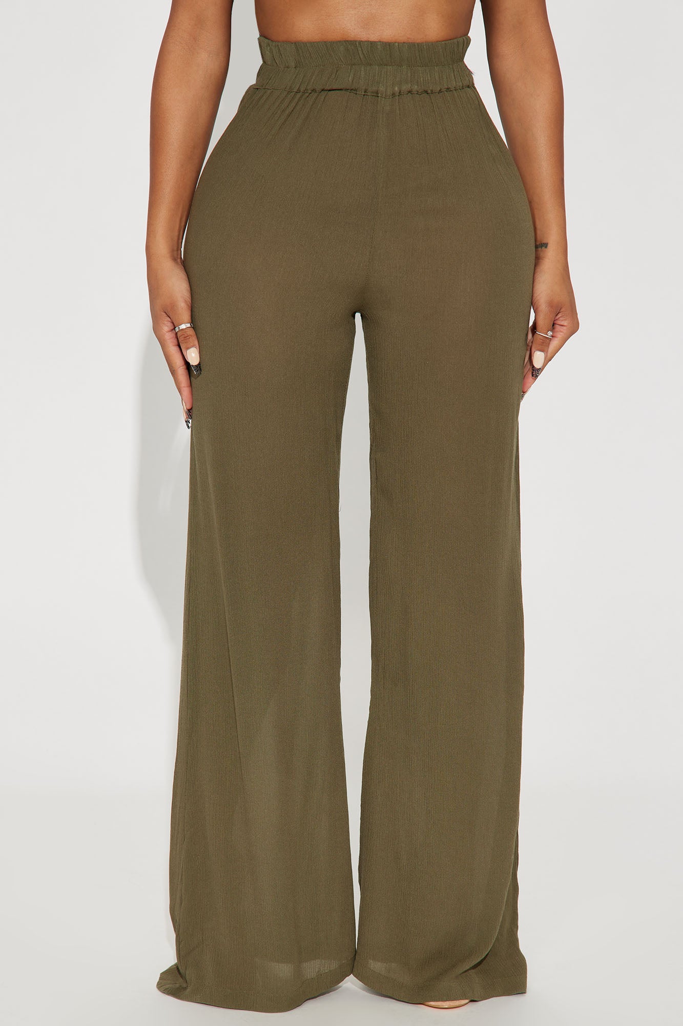 Breezy Nights Linen Swim Cover Up Pants
