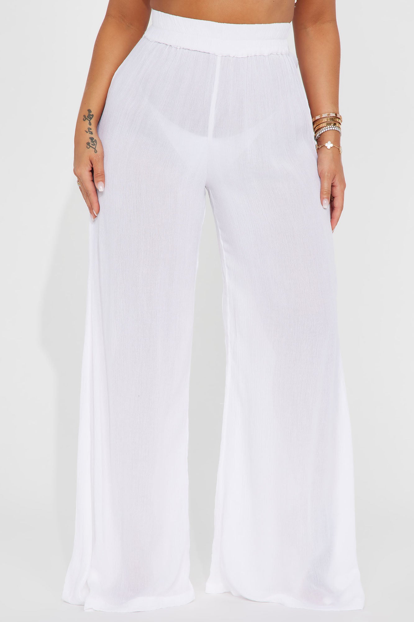 Breezy Nights Linen Swim Cover Up Pants