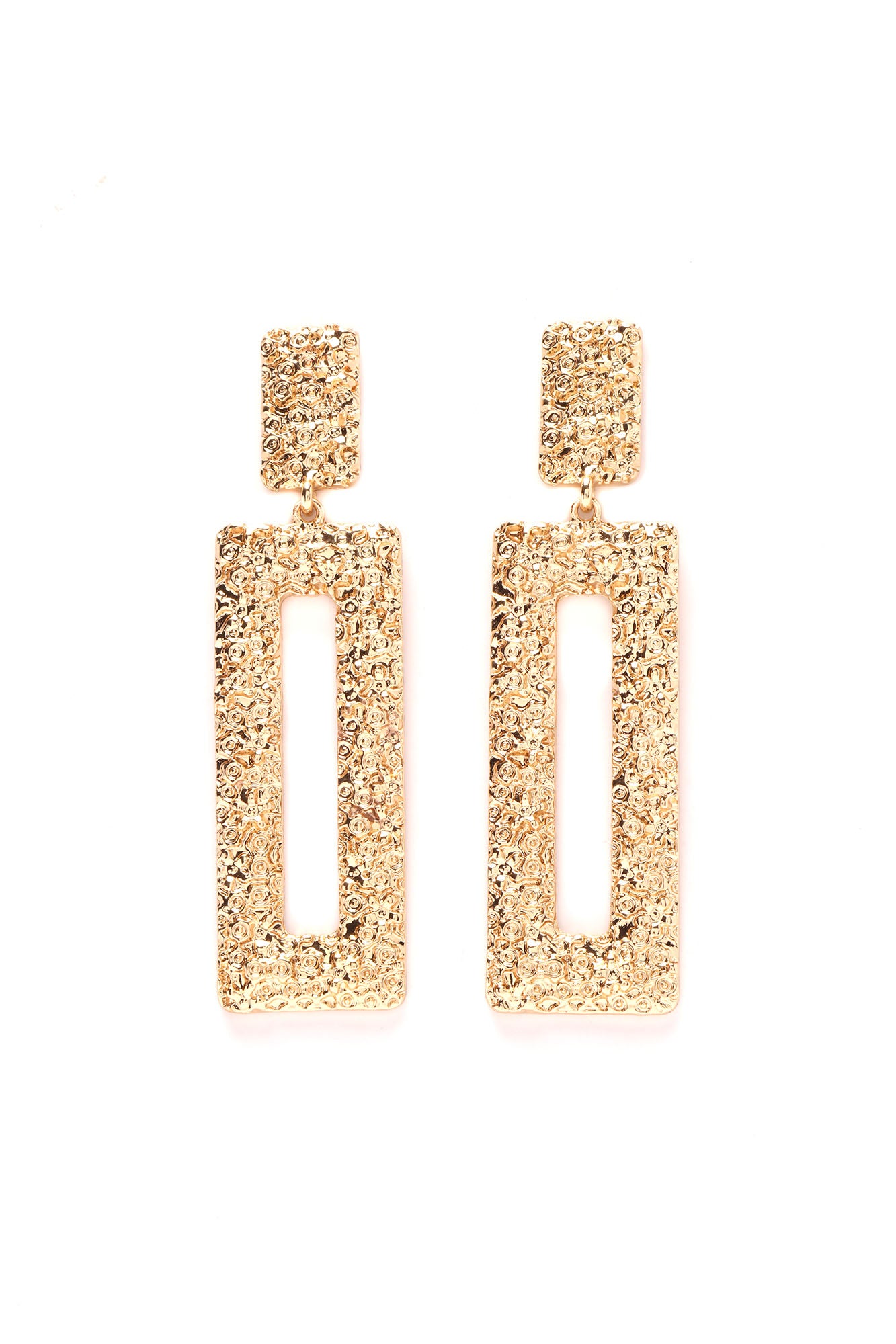 Where's Your Heart Textured Earrings