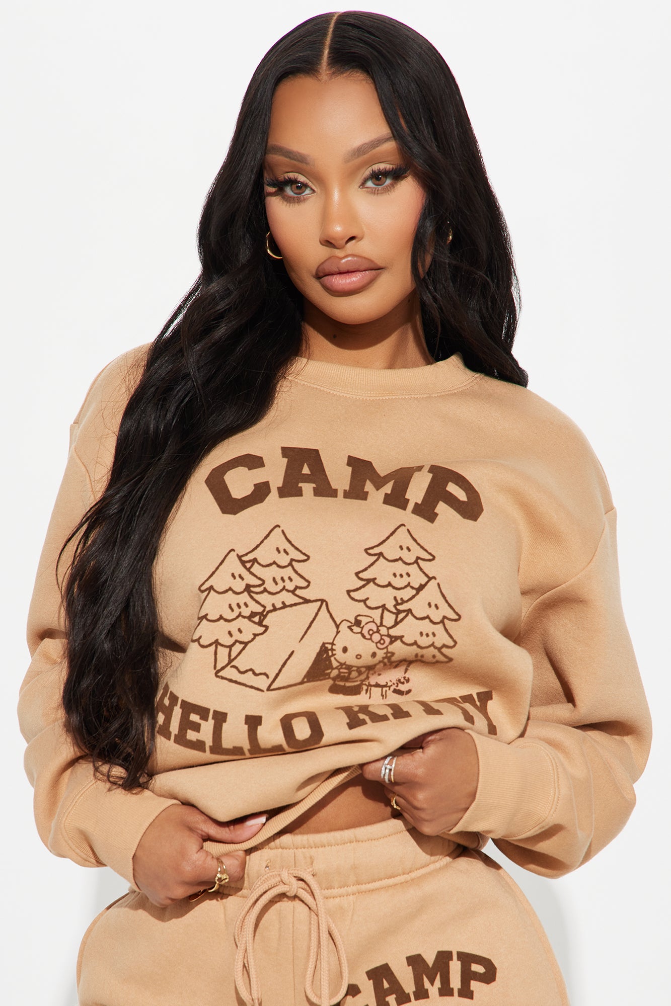 Camp Hello Kitty Oversized Sweatshirt