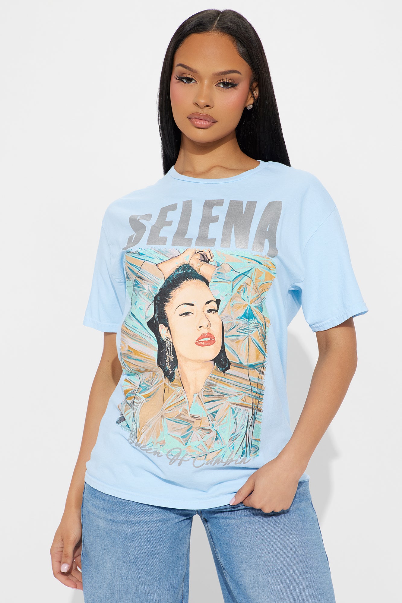 Selena Iridescent Washed Tee