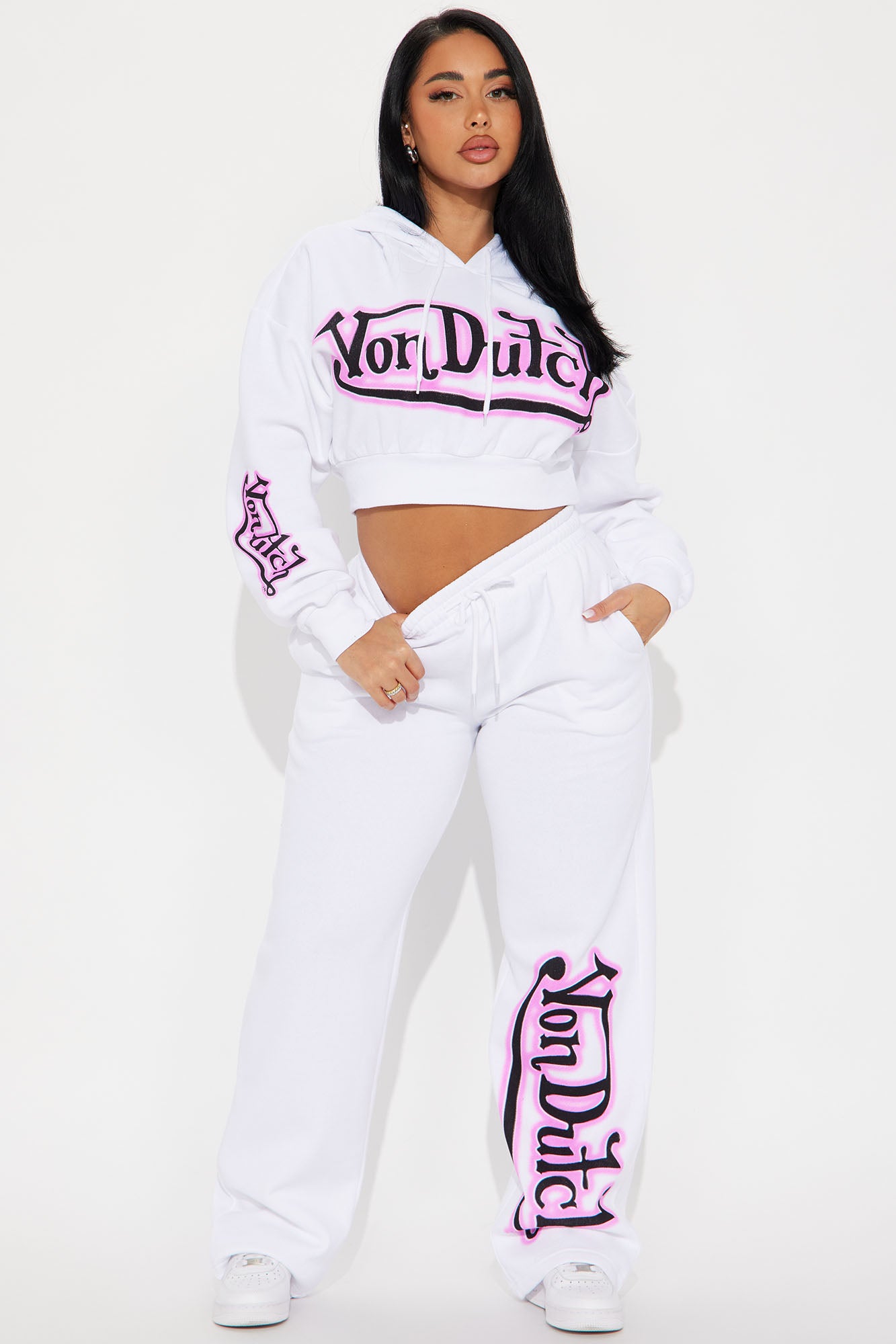 Von Dutch Graffiti Wide Leg Pant