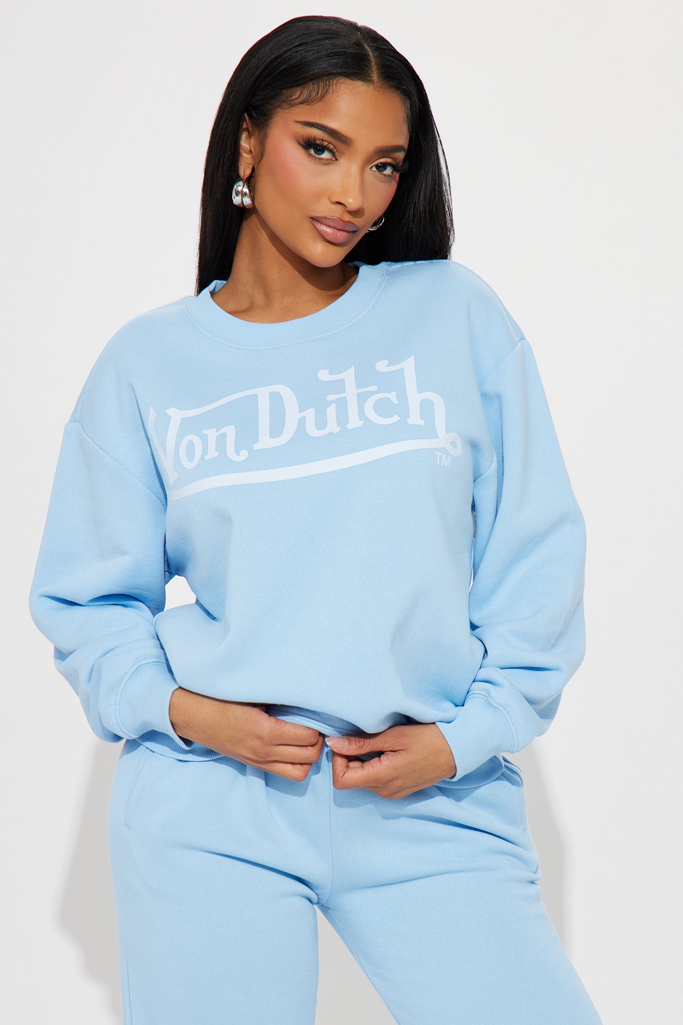 Von Dutch Distressed Crewneck Sweatshirt