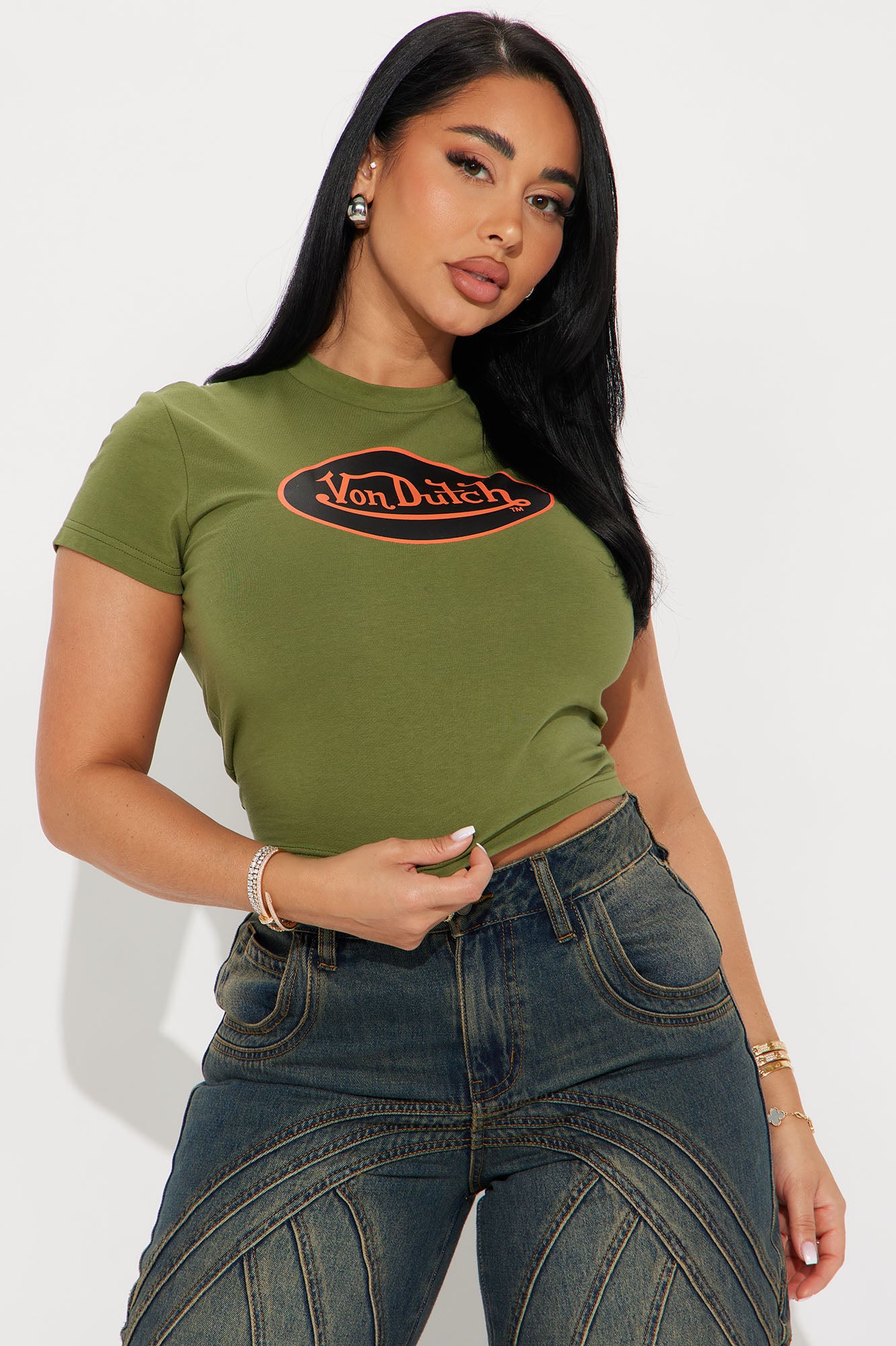 Von Dutch Patch Baby Tee
