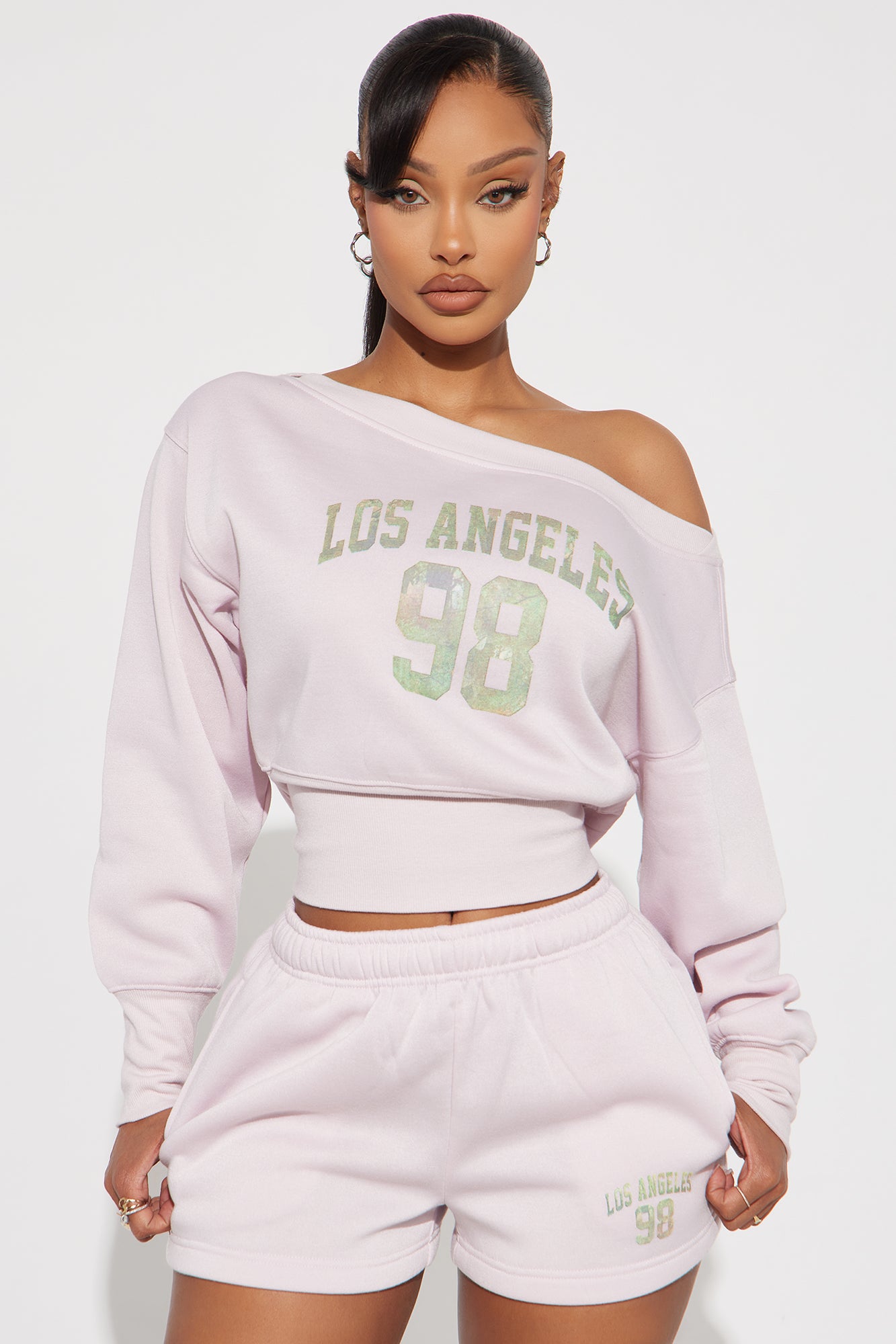 LA Sunshine 98 Off Shoulder Sweatshirt