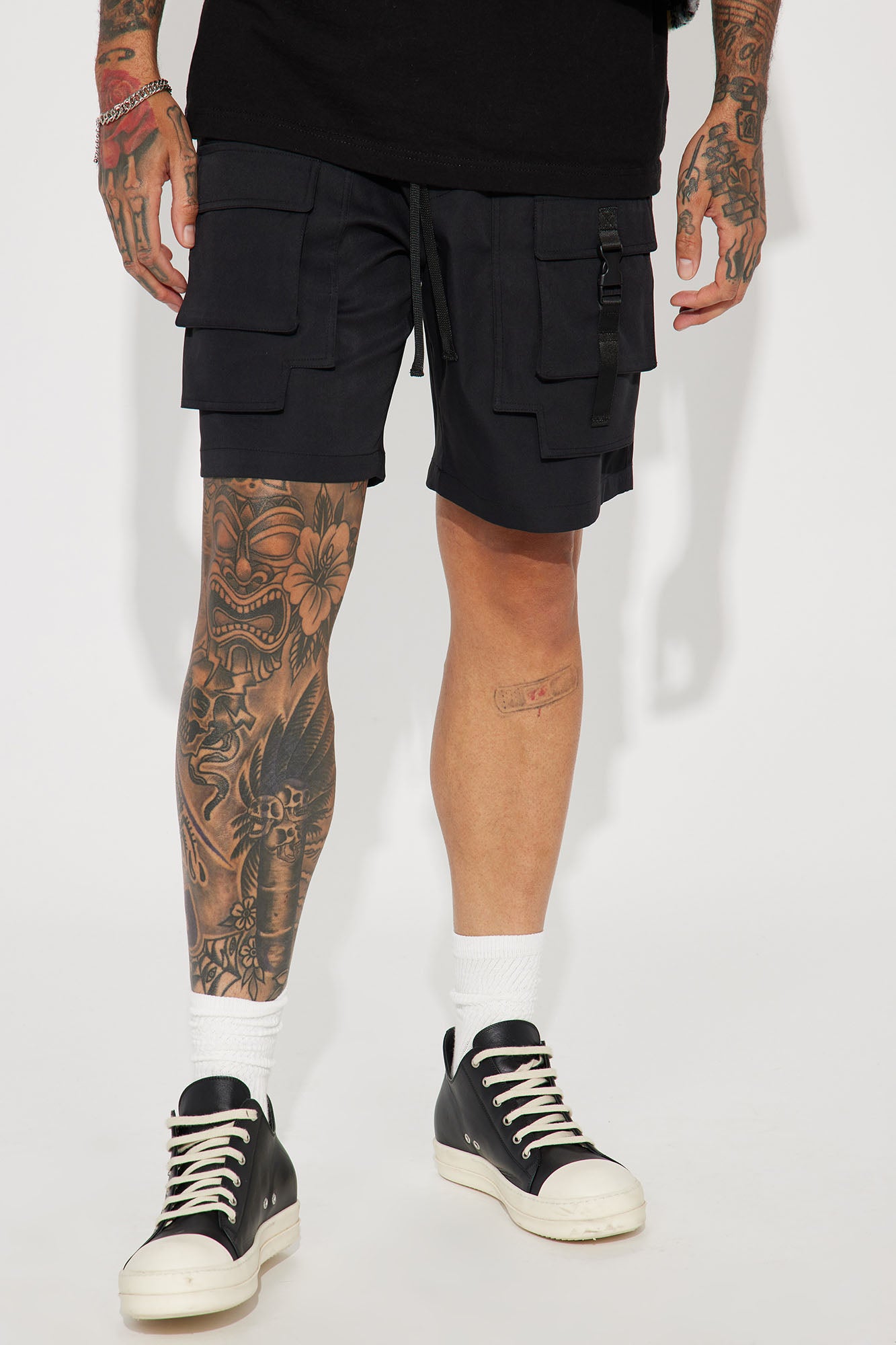 All Cap Utility Nylon Cargo Shorts