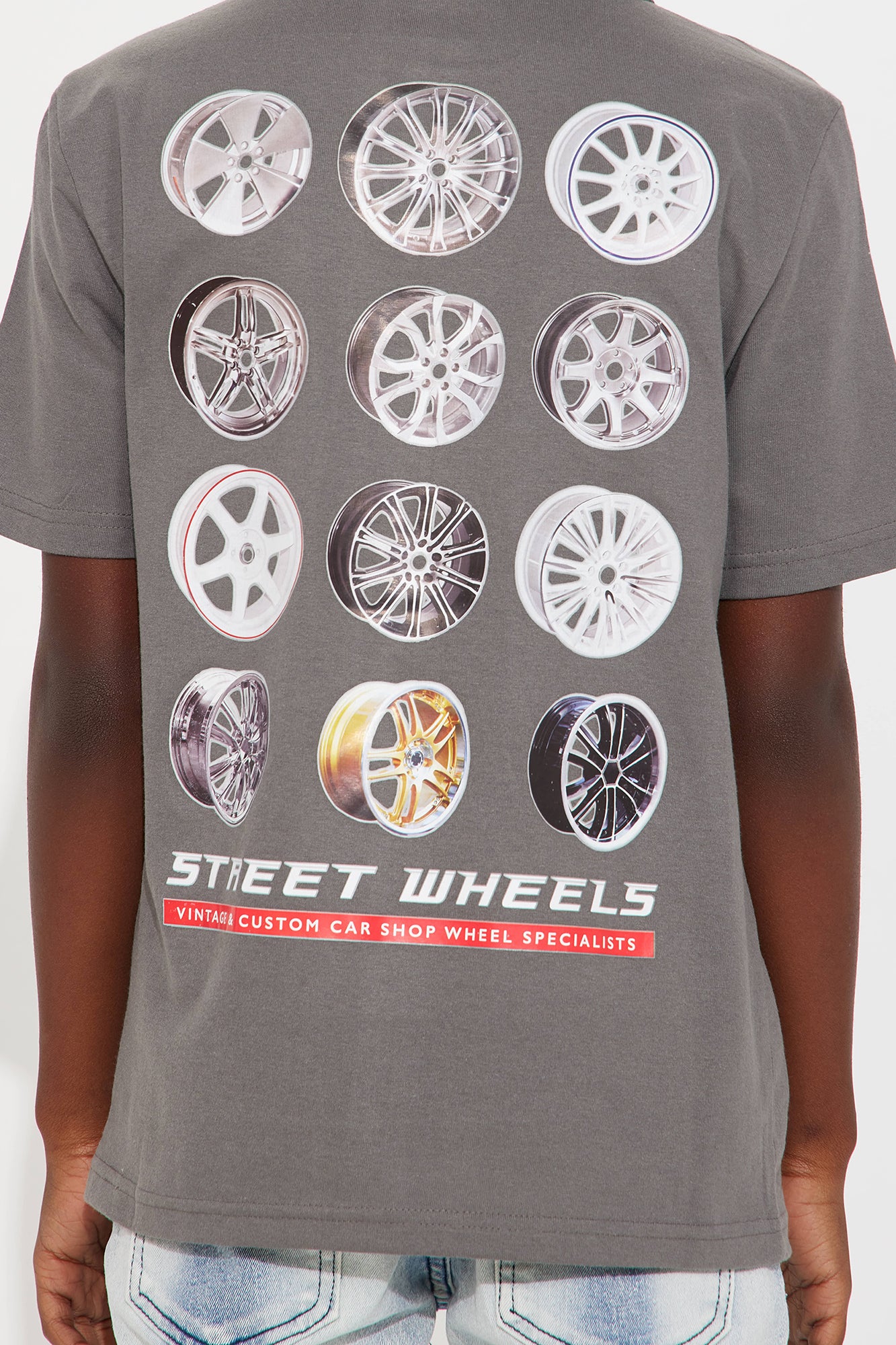 Mini Street Wheels Front/Back Short Sleeve Tee
