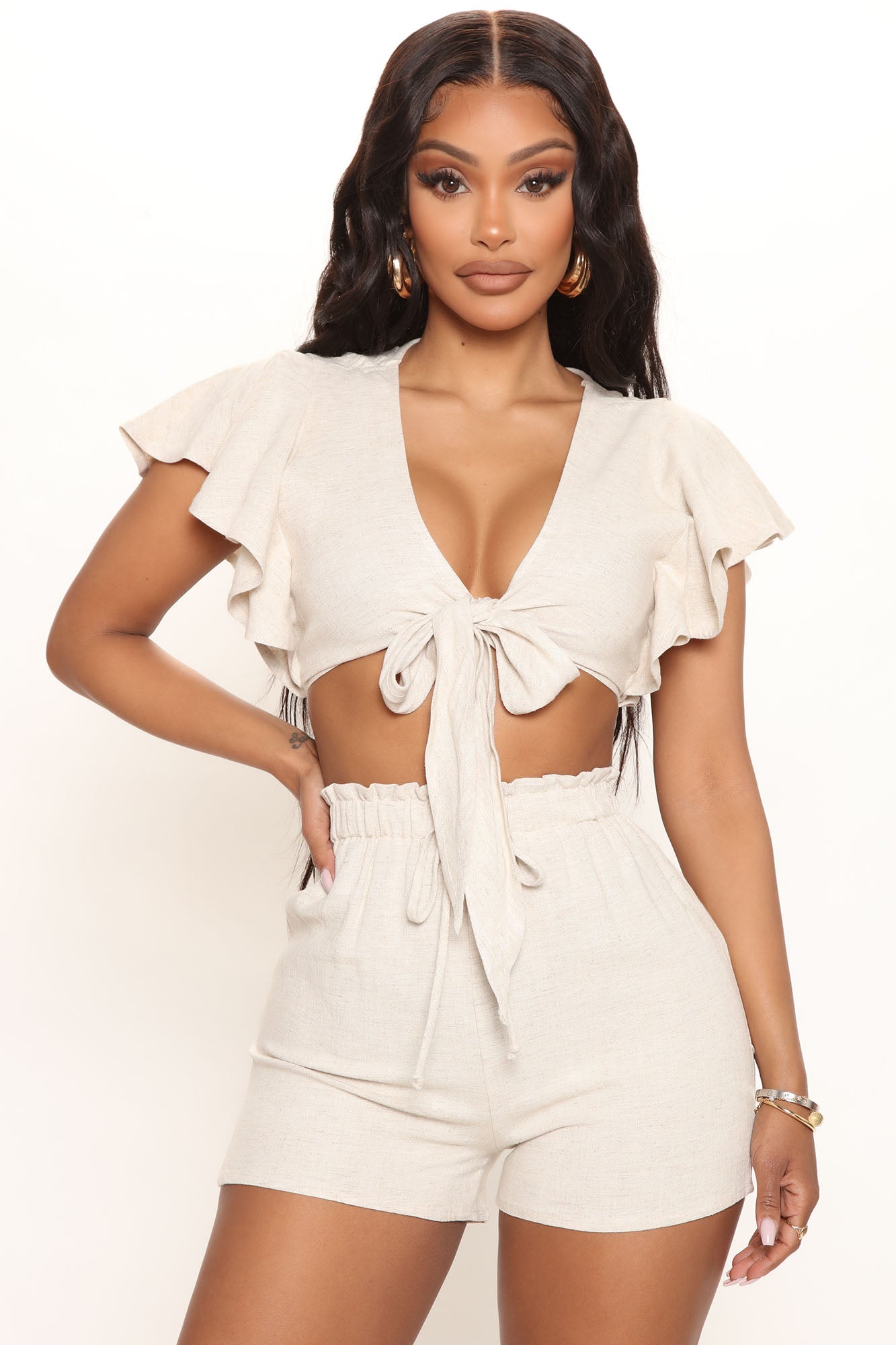 Always With You Linen Short Set