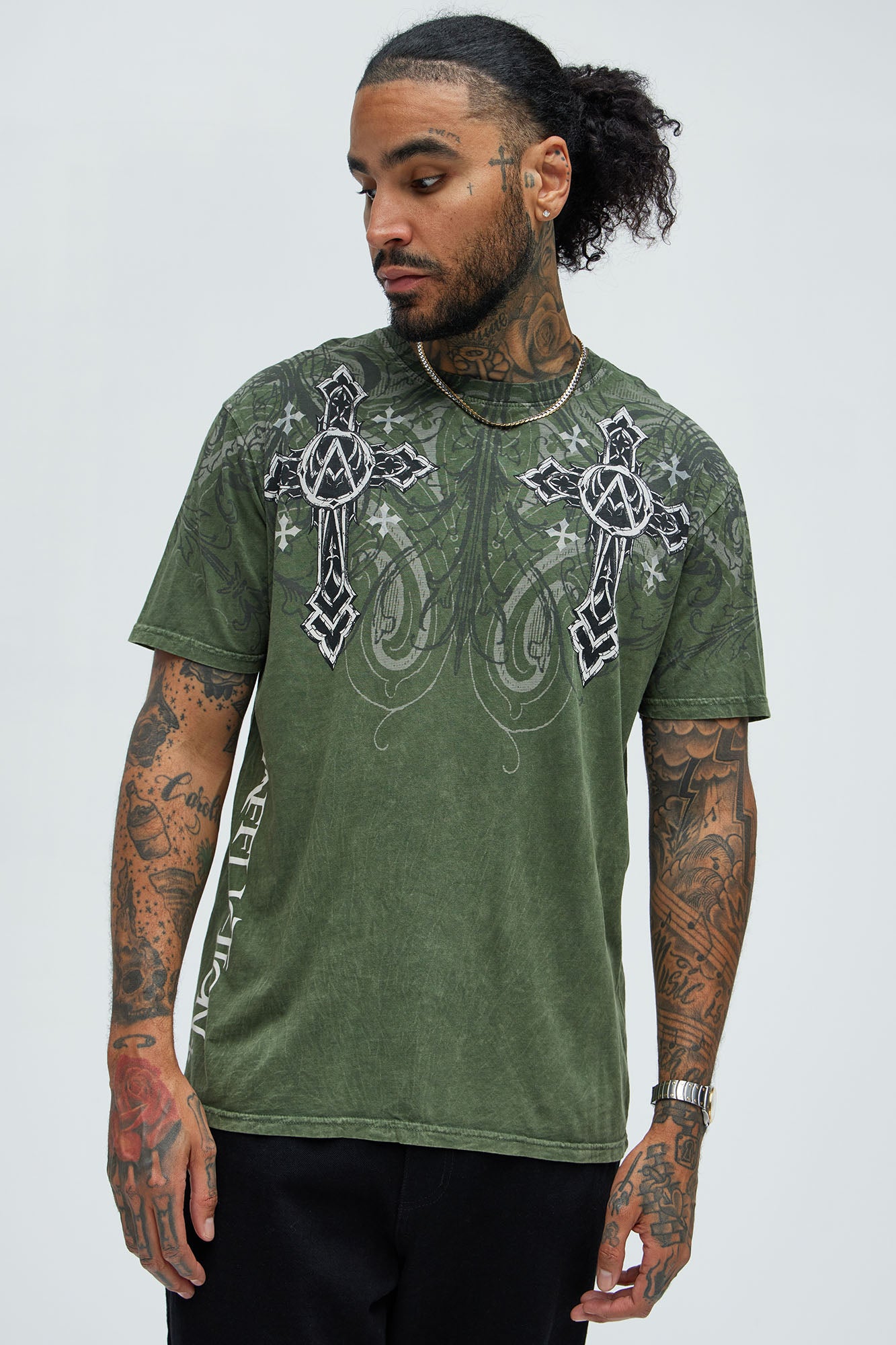 Affliction Winged Dagger Short Sleeve Tee