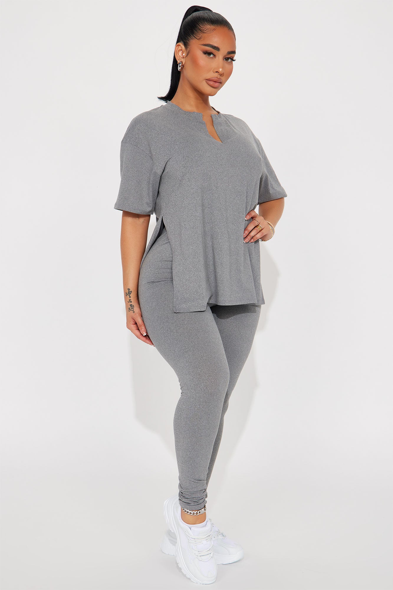 Lets Chill Together Short Sleeve Legging Set