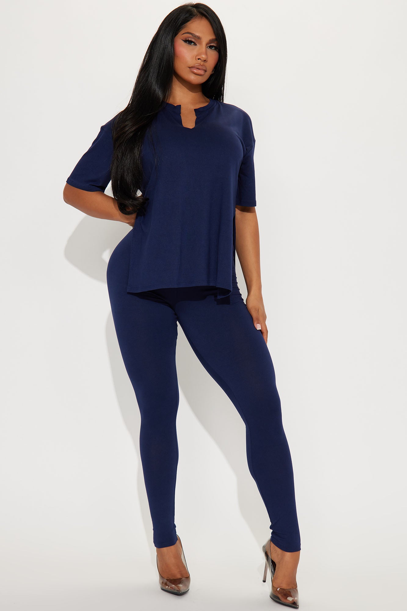 Lets Chill Together Short Sleeve Legging Set
