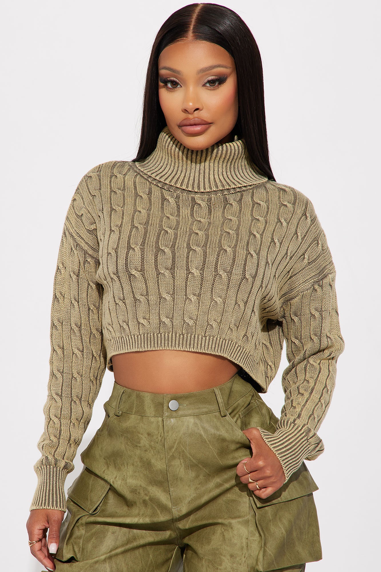 Almost Daily Cable Knit Sweater