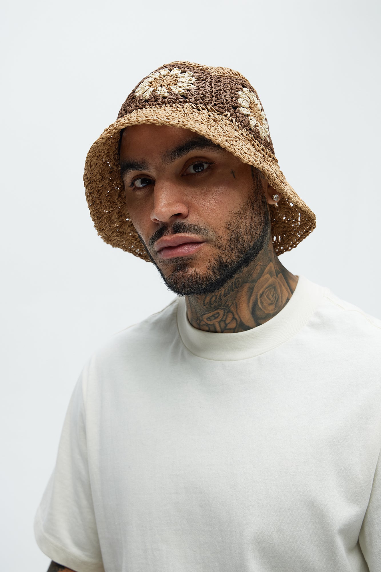 Sol Raffia Woven Straw Bucket Hat