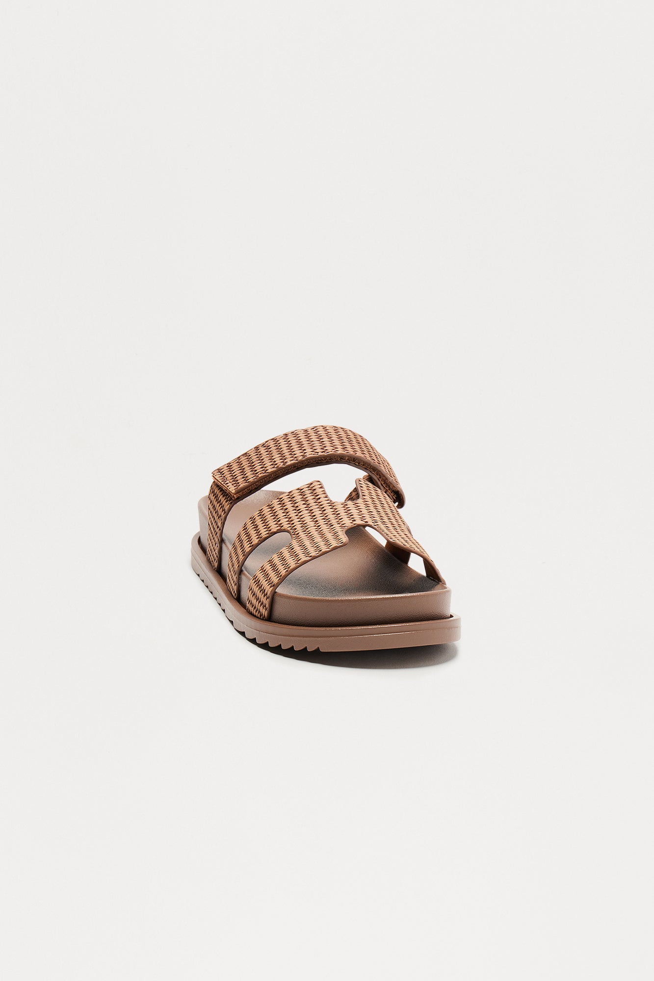 Trey Raffia Strap Slides