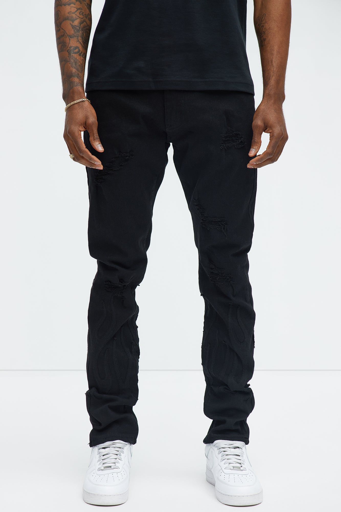 Down To Flames Skinny Jeans