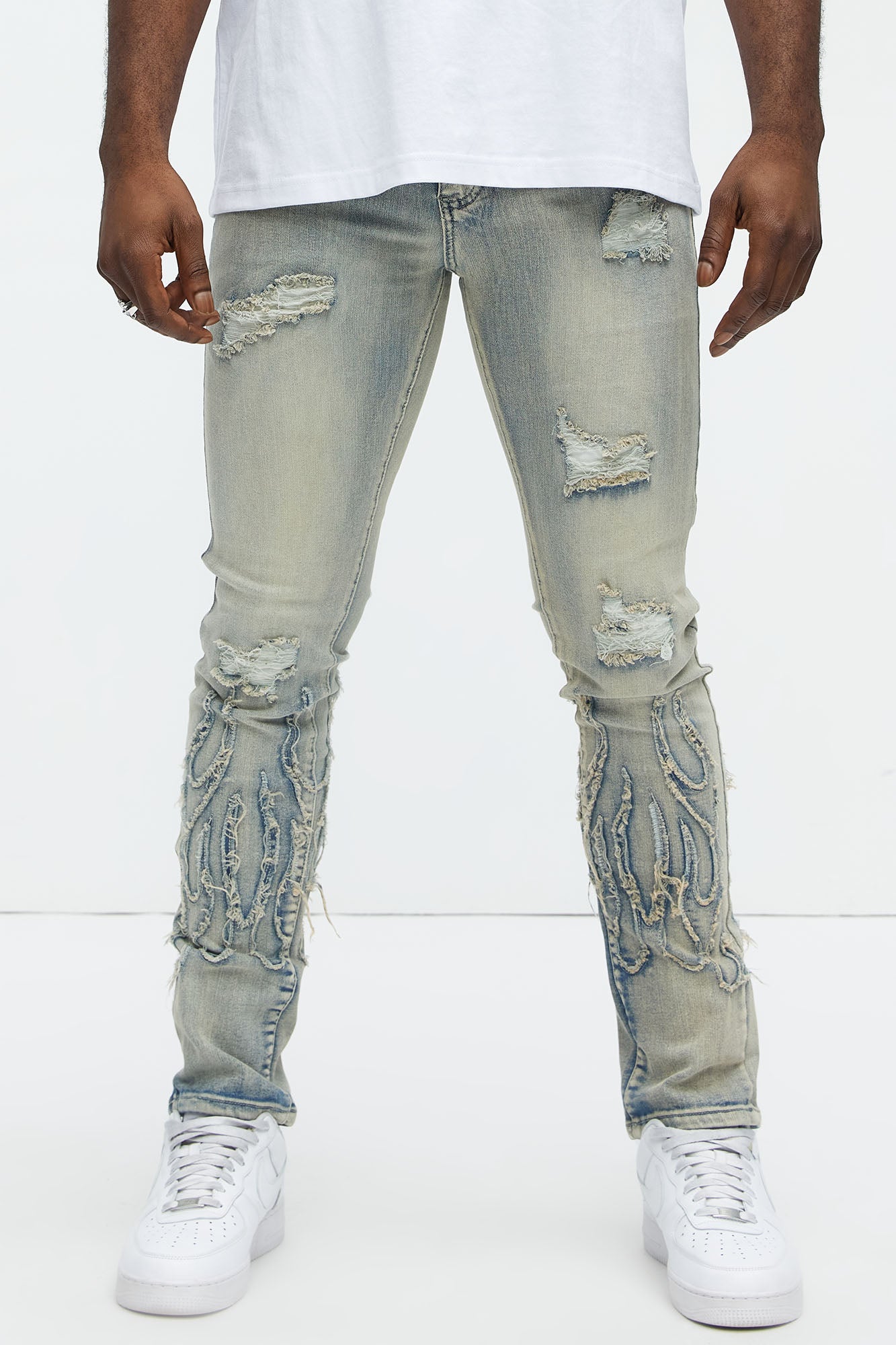 Down To Flames Skinny Jeans