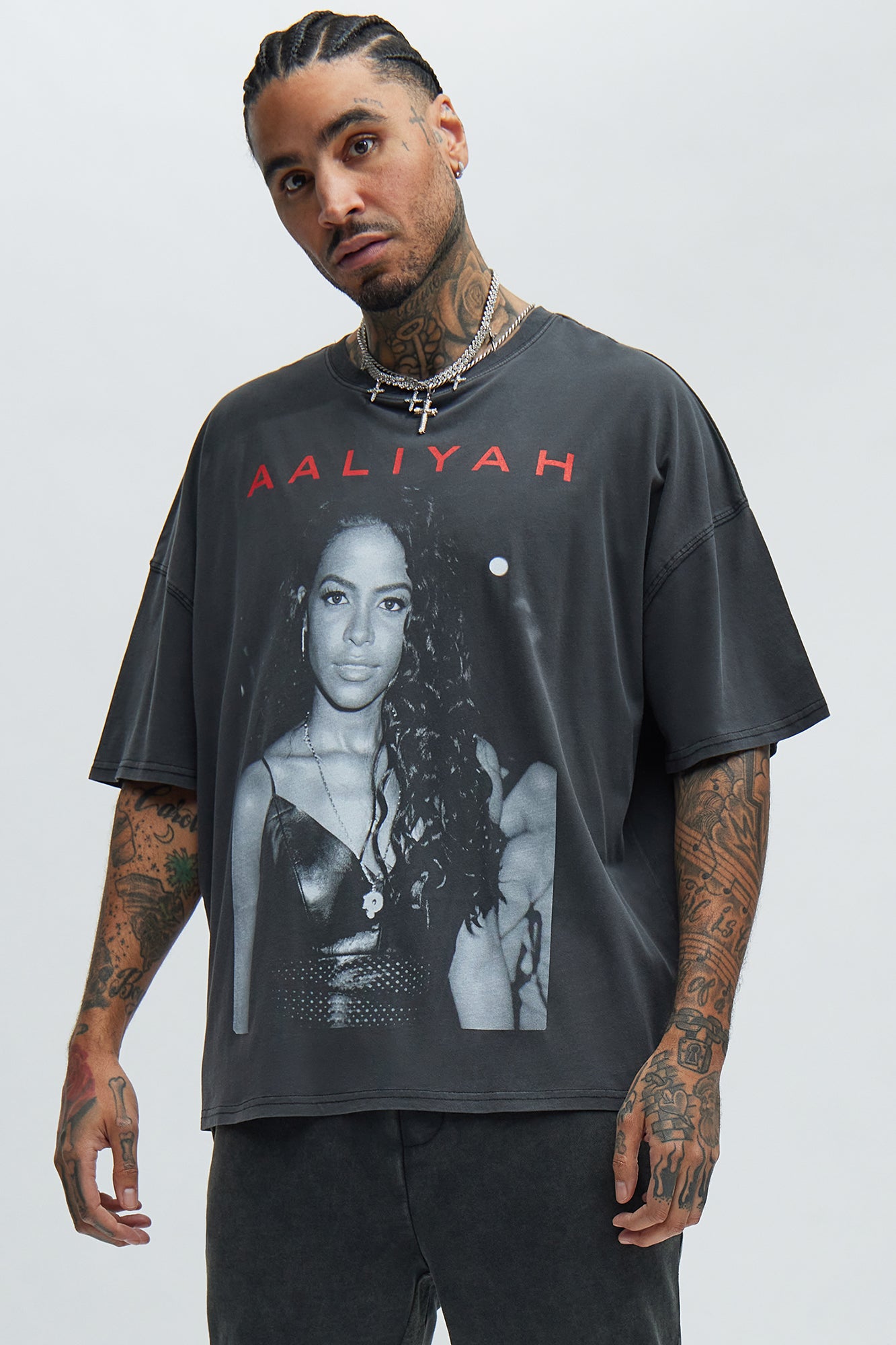 Aaliyah Oversized Short Sleeve Tee