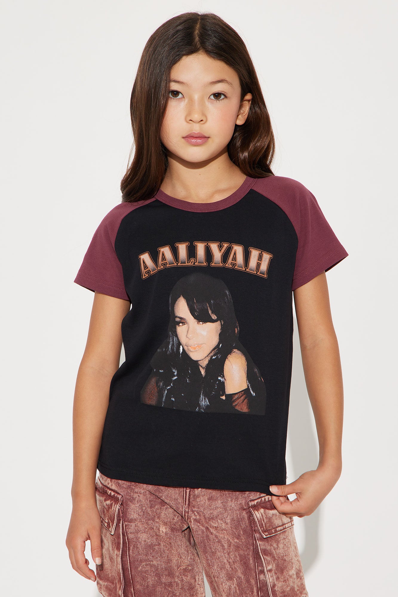 Mini Aaliyah Raglan Baby Tee