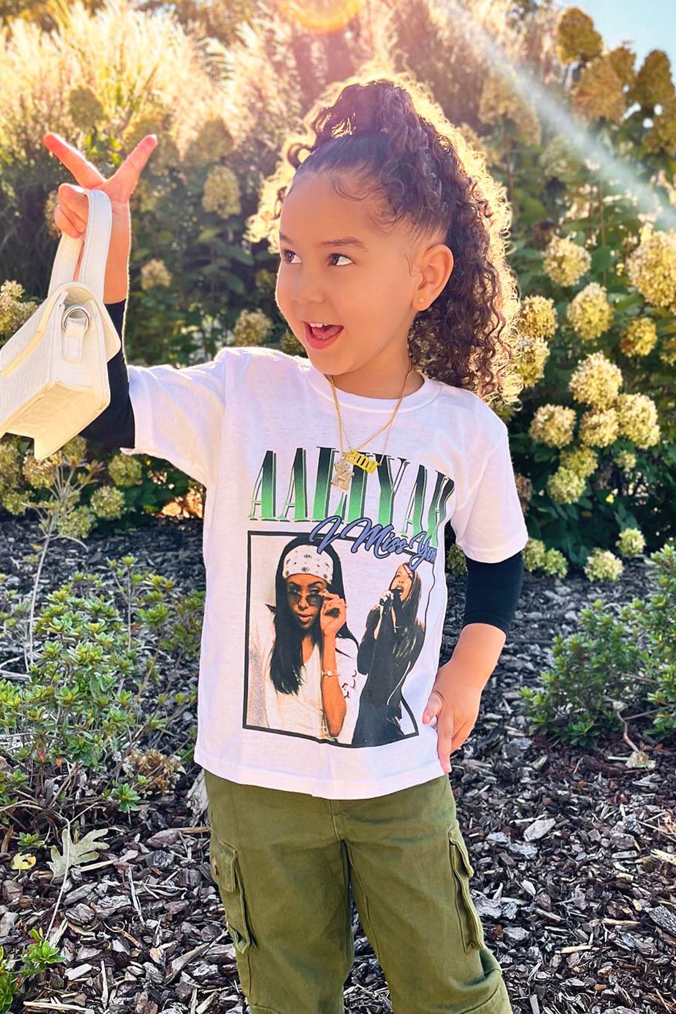 Mini Aaliyah I Miss You Top