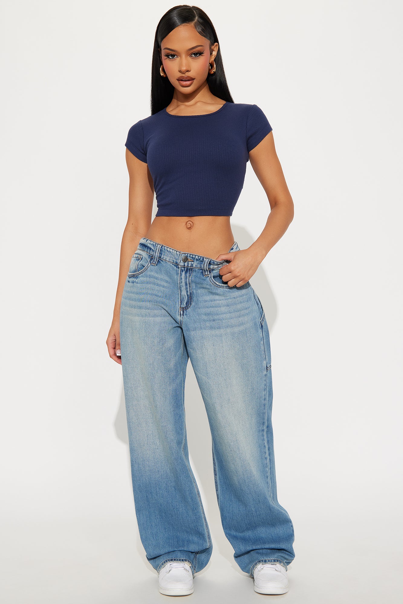 She's All That Baggy Wide Leg Jeans