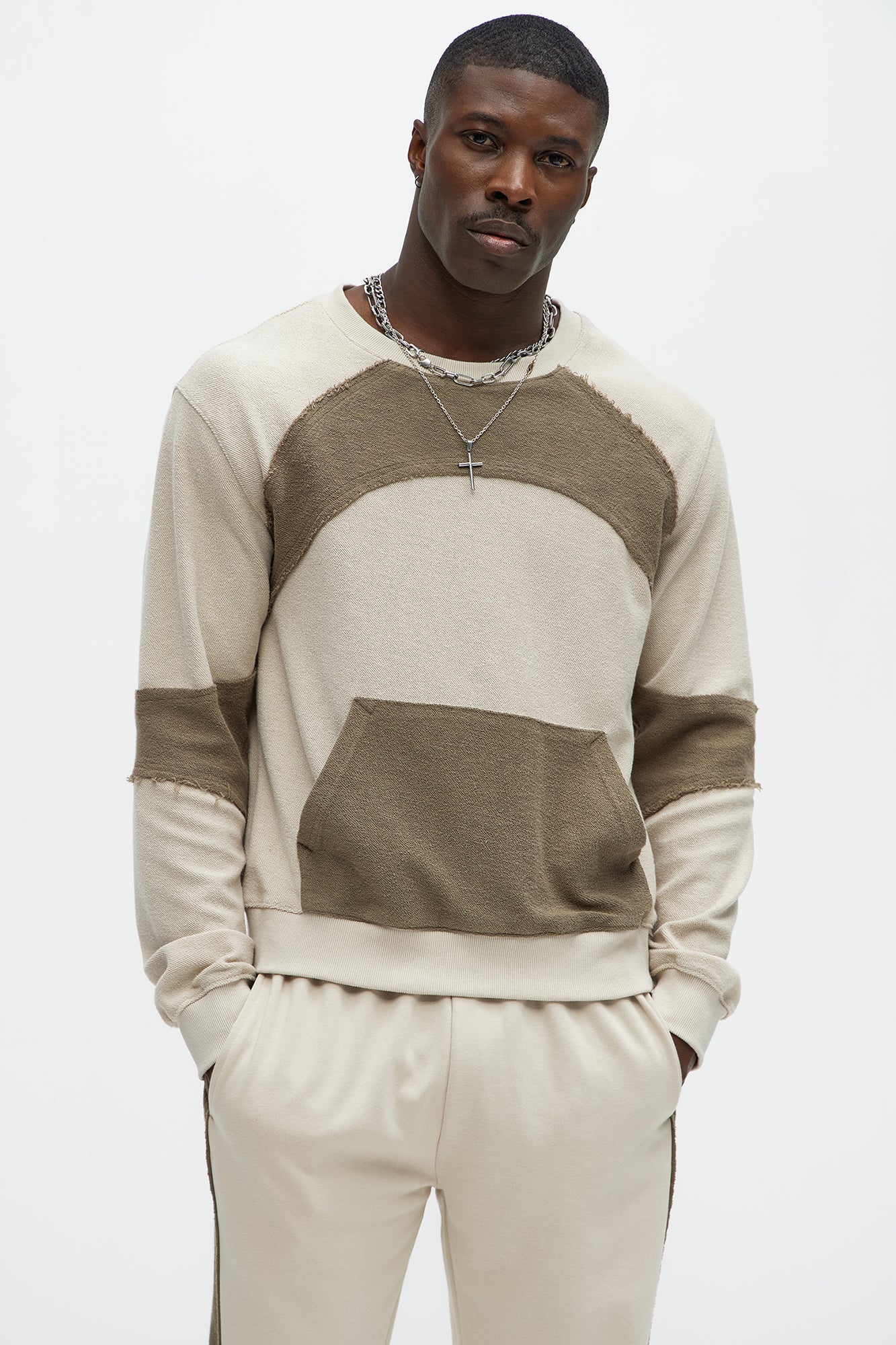 Tone Up Crew Neck Sweatshirt