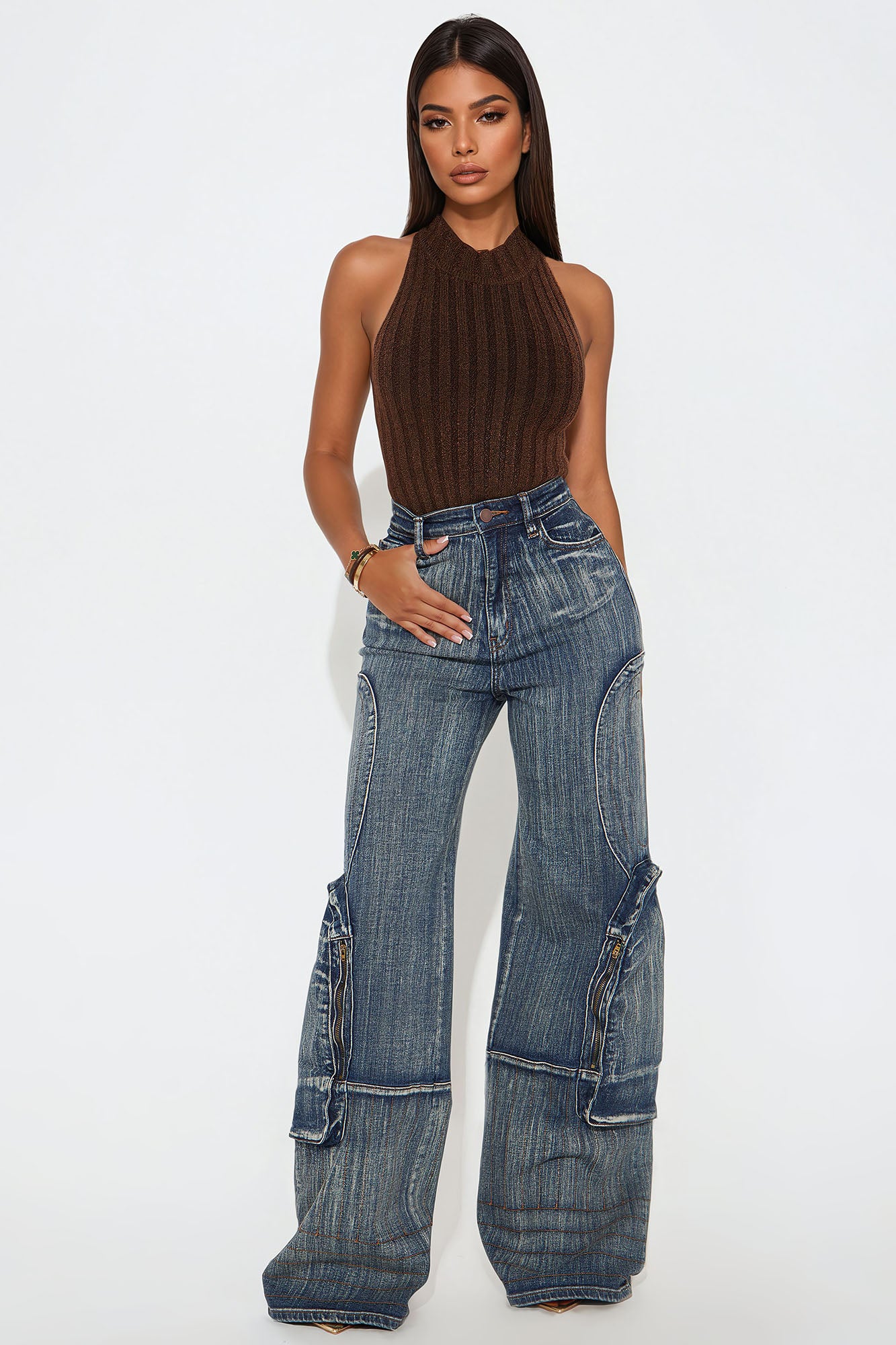 Had To Pop Out Stretch Cargo Jeans