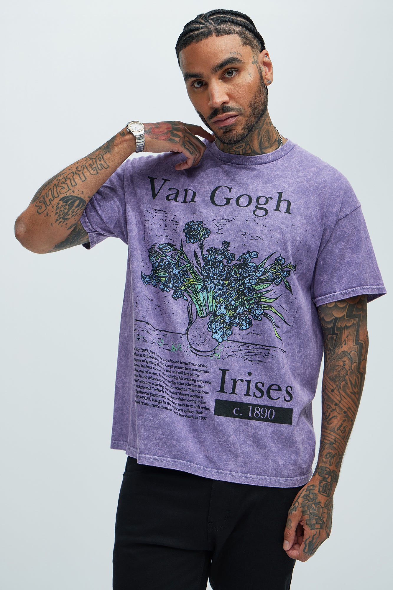 Vincent Van Gogh Irises Short Sleeve Tee