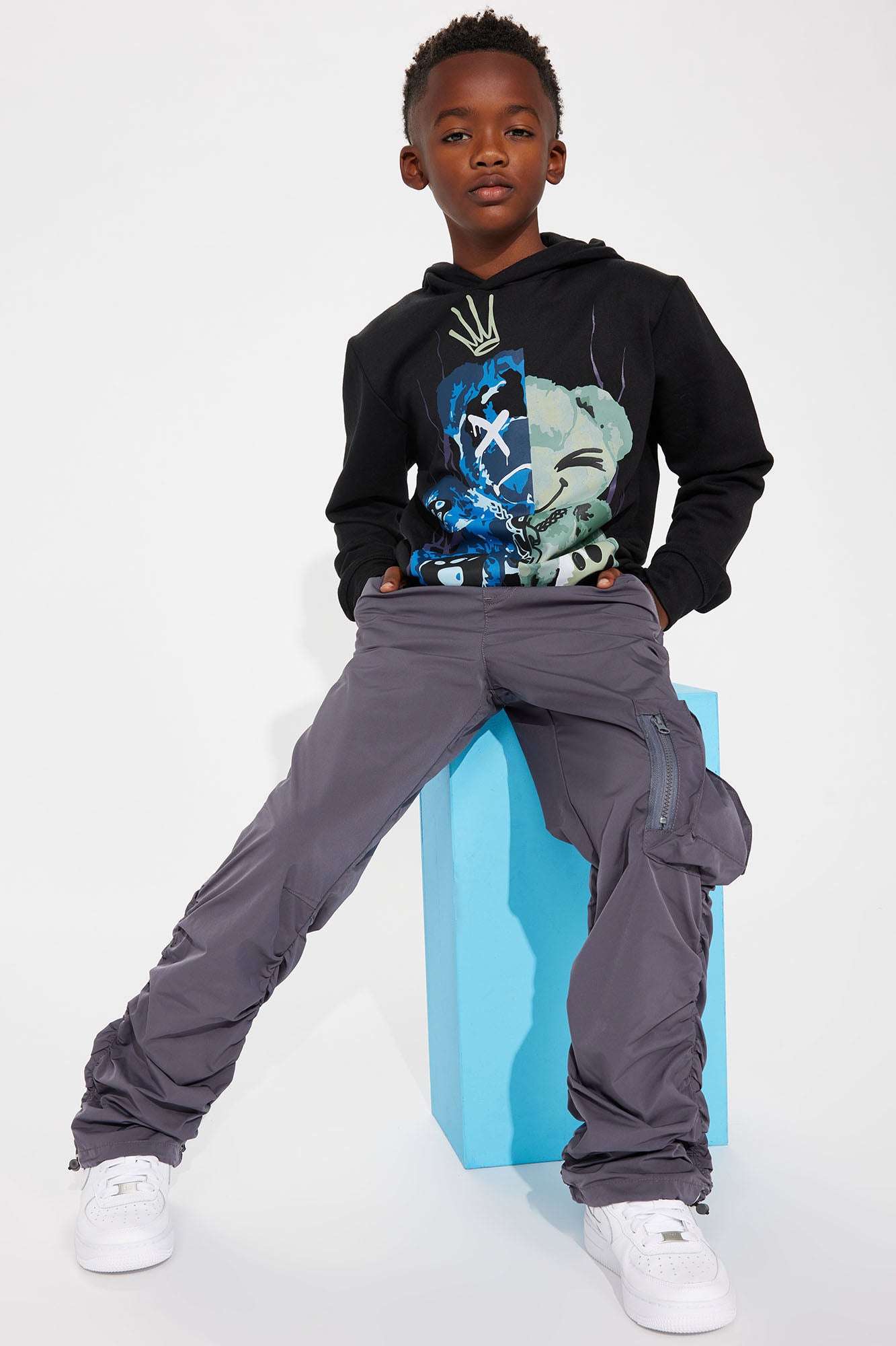 Mini Tell Me When To Go Nylon Pant
