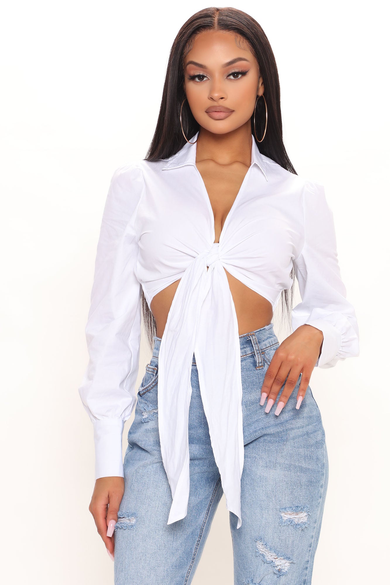 Call Back Later Poplin Top