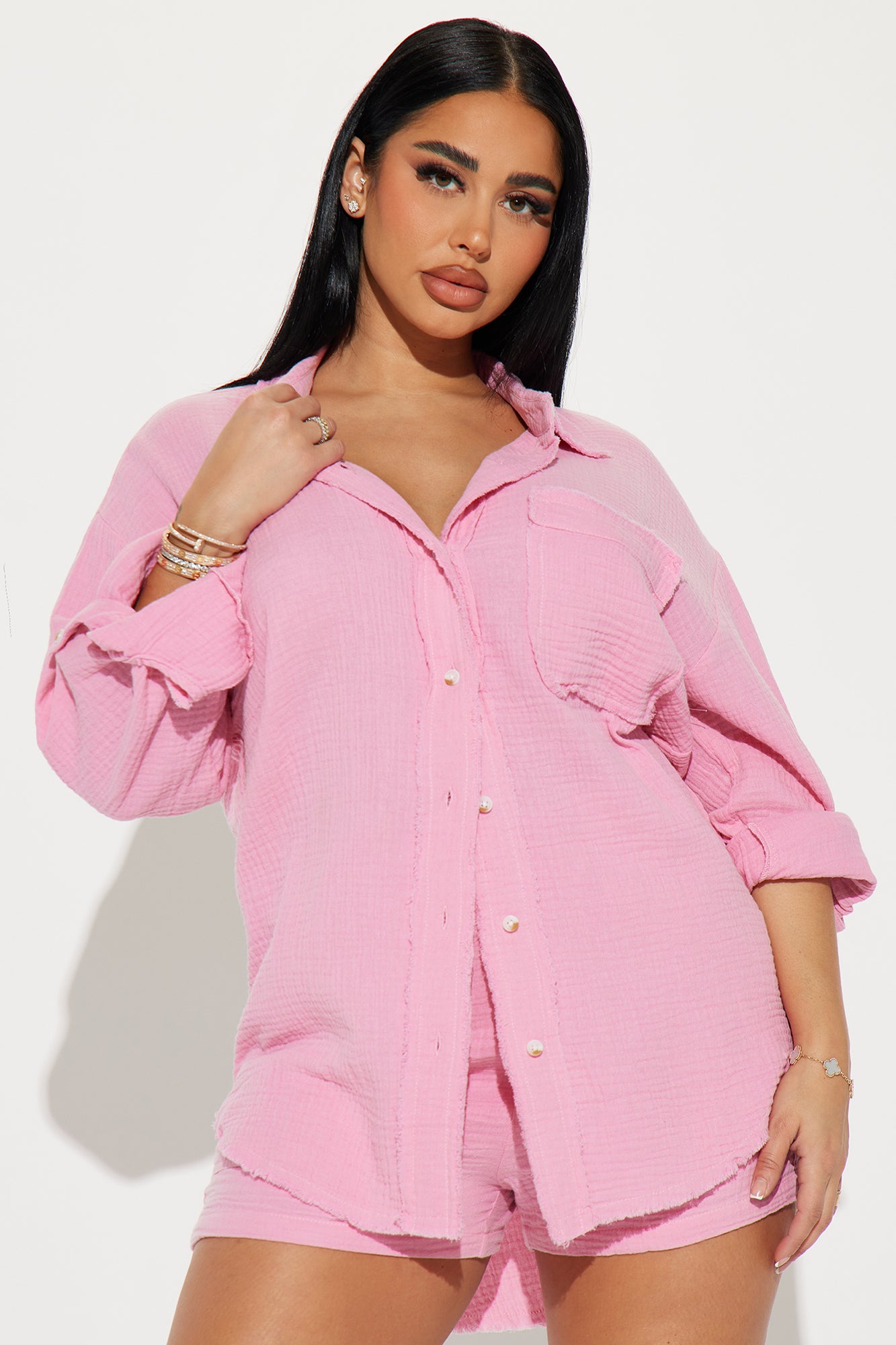 Unforgettable Washed Short Set