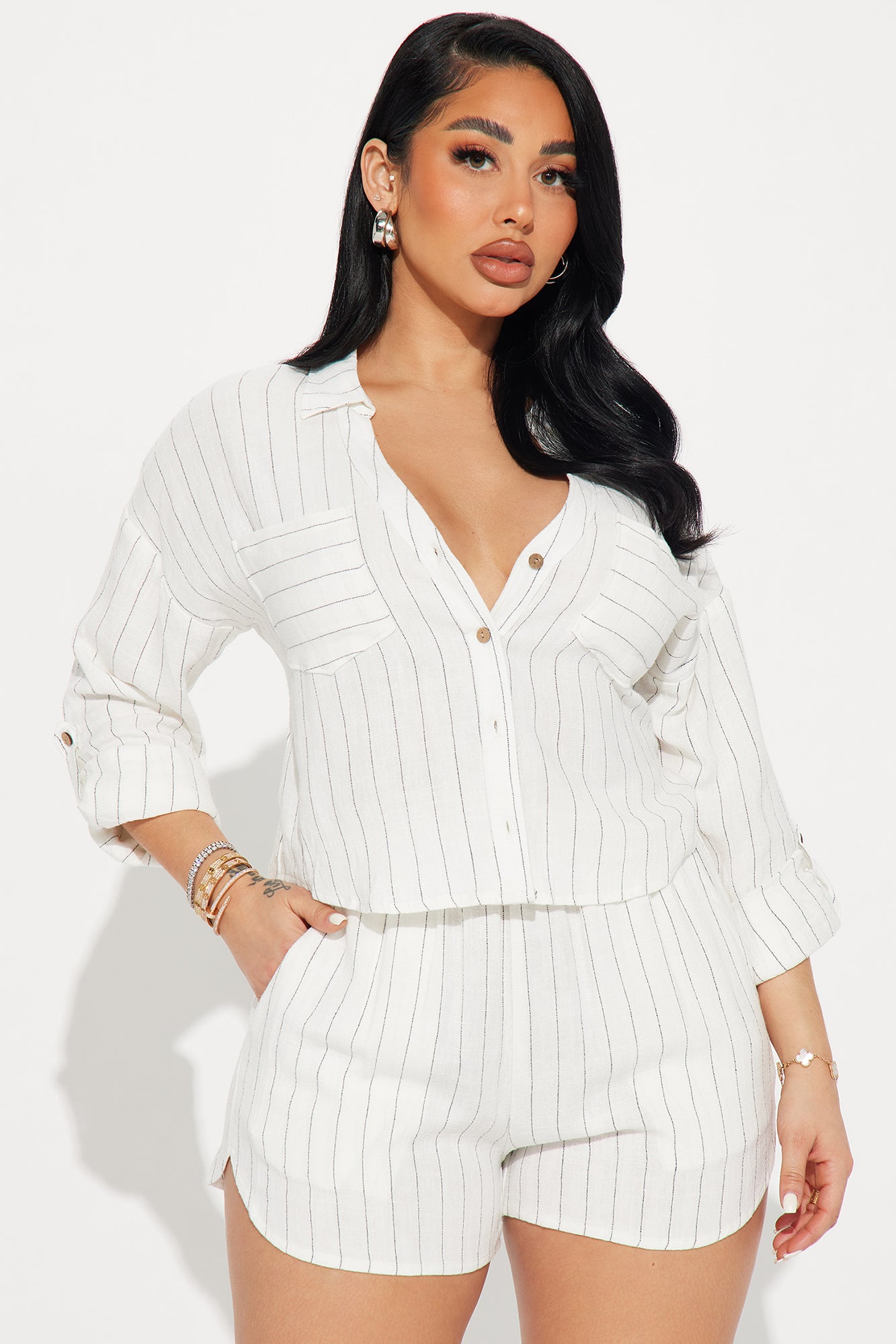 Lora Linen Short Set