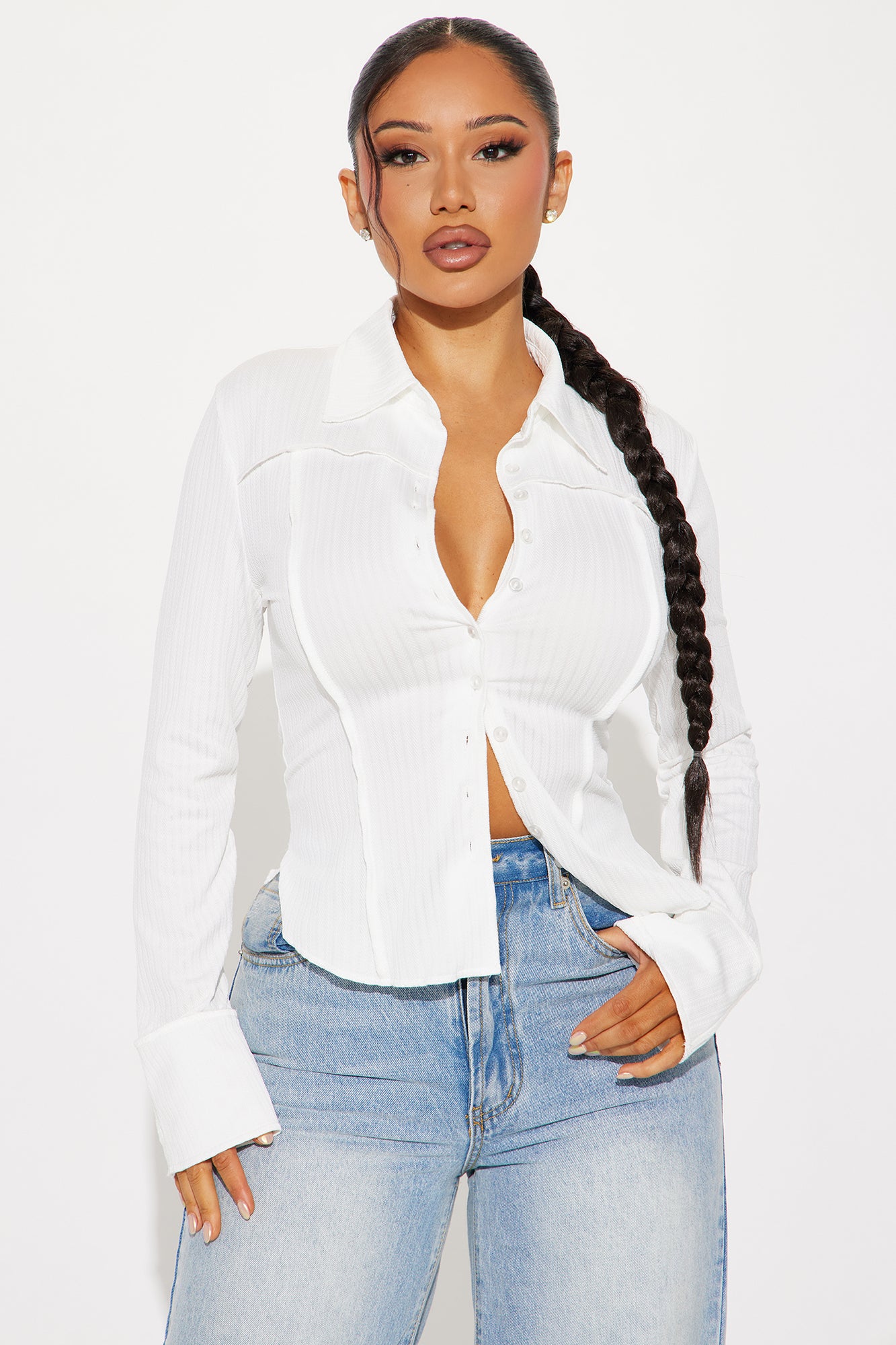 Catalina Island Button Up Top