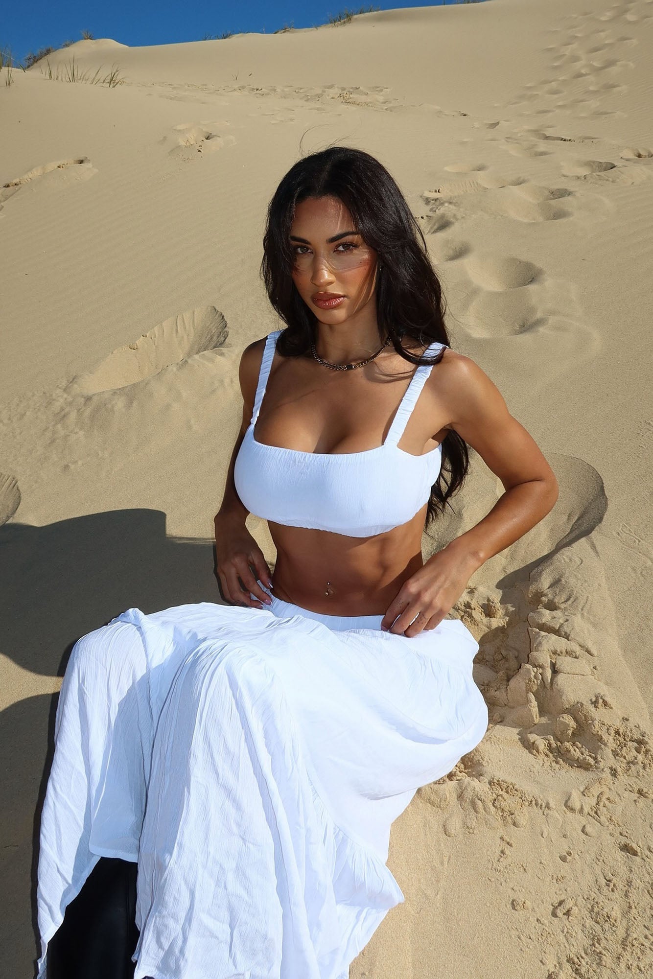 Sunset Stroll Gauze Skirt Set
