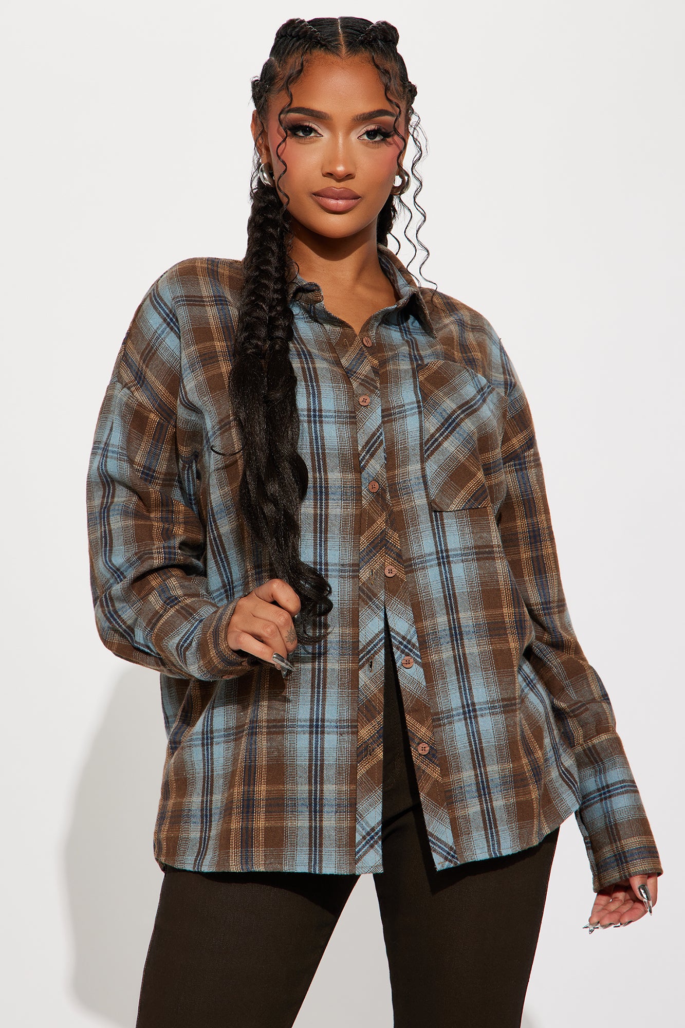 Fall For You Plaid Shirt