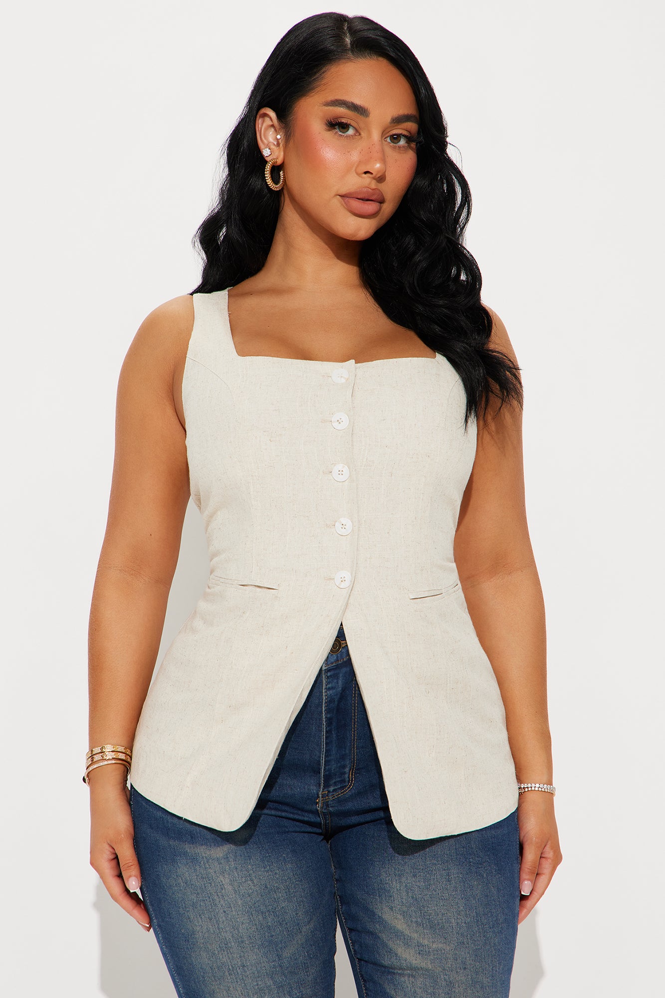 Eileen Linen Vest