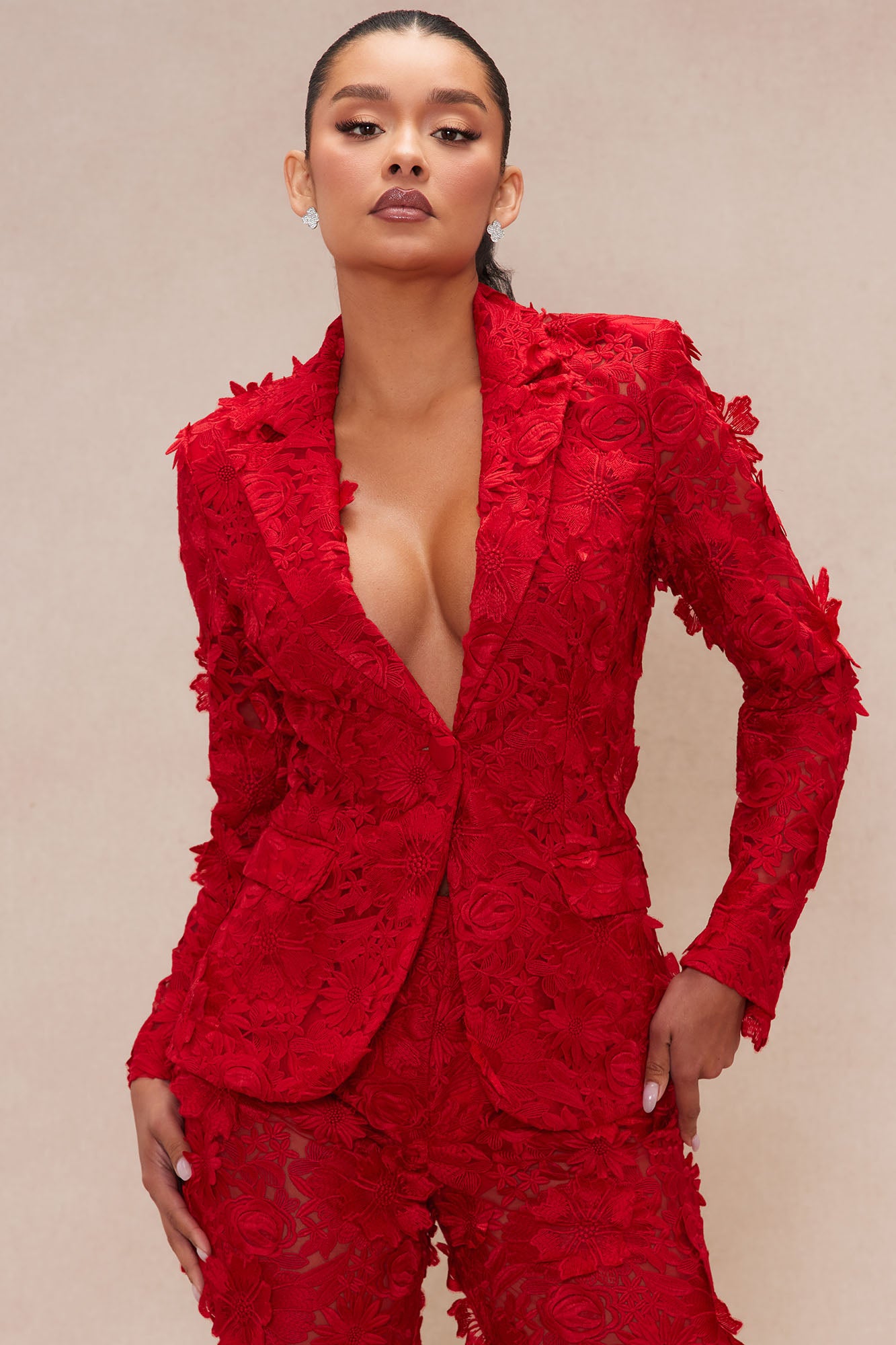 Denise Embroidered Blazer