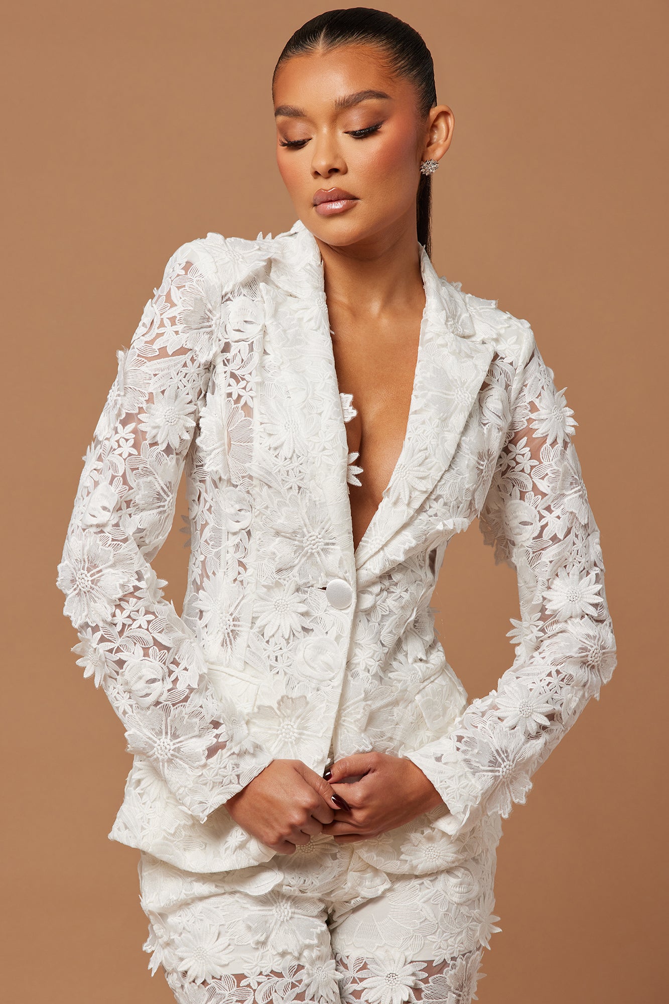 Denise Embroidered Blazer