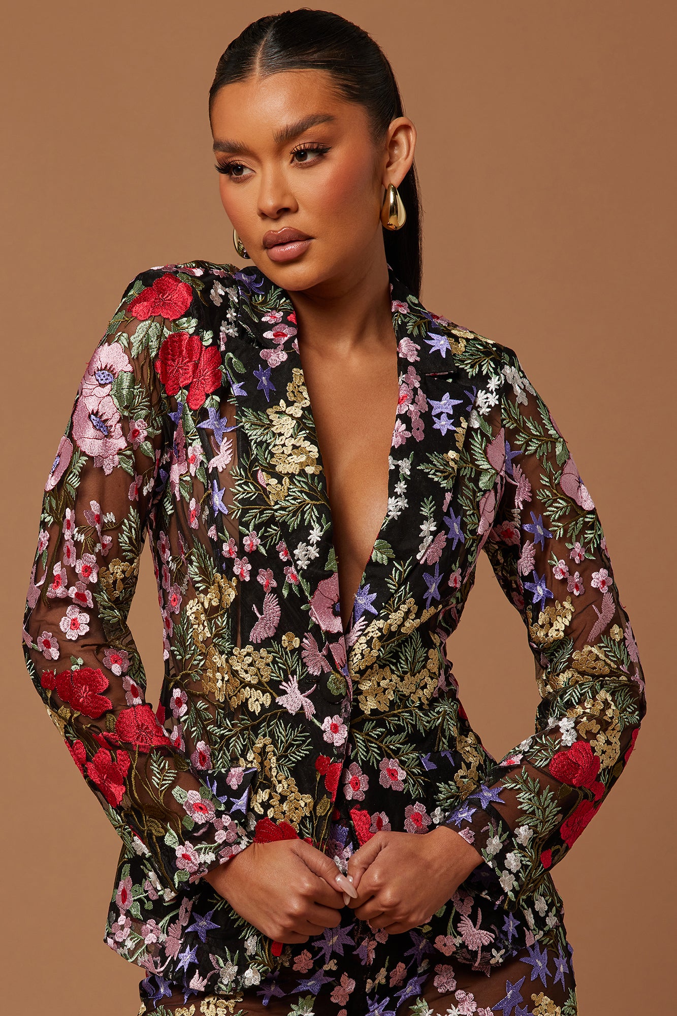 Erin Embroidered Blazer